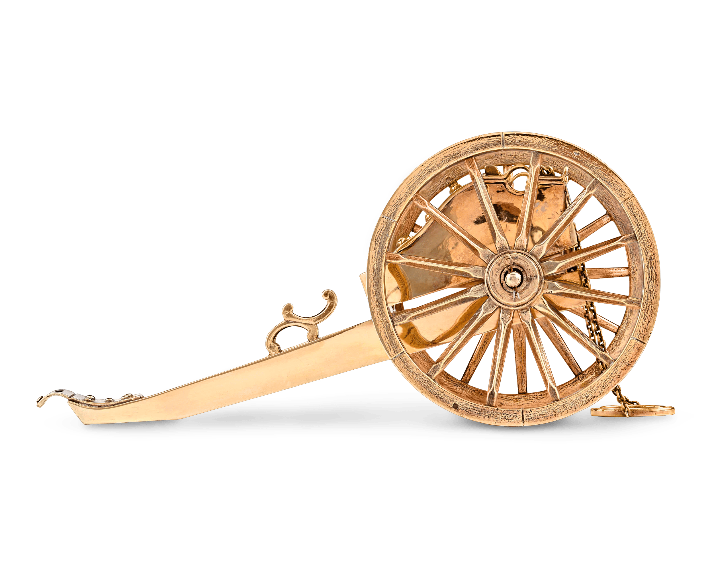 Silver Gilt French Wine Trolley