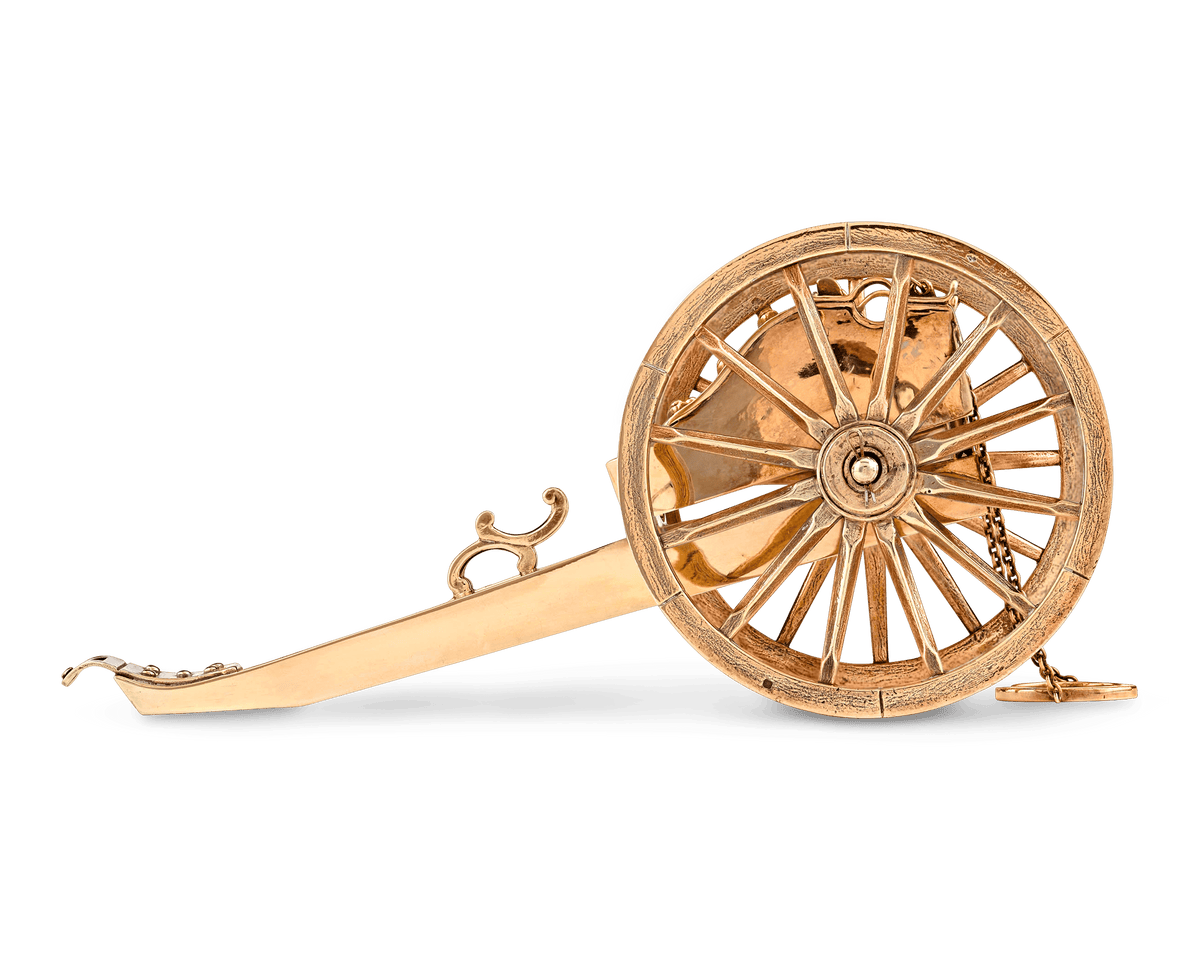 Silver Gilt French Wine Trolley