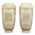 Ivory Cameo Glass Vases by Webb