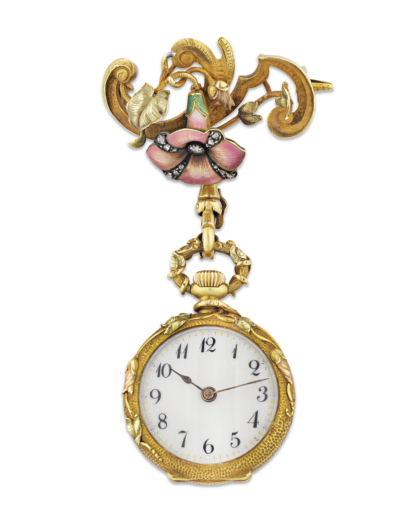 French Art Nouveau Watch Pendant