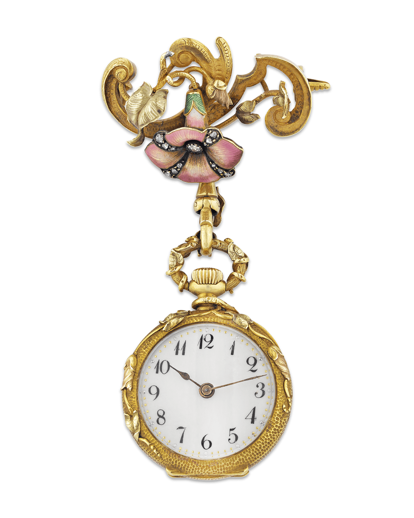 French Art Nouveau Watch Pendant