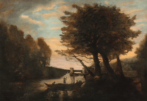 Le Passeur by Jean-Baptiste-Camille Corot