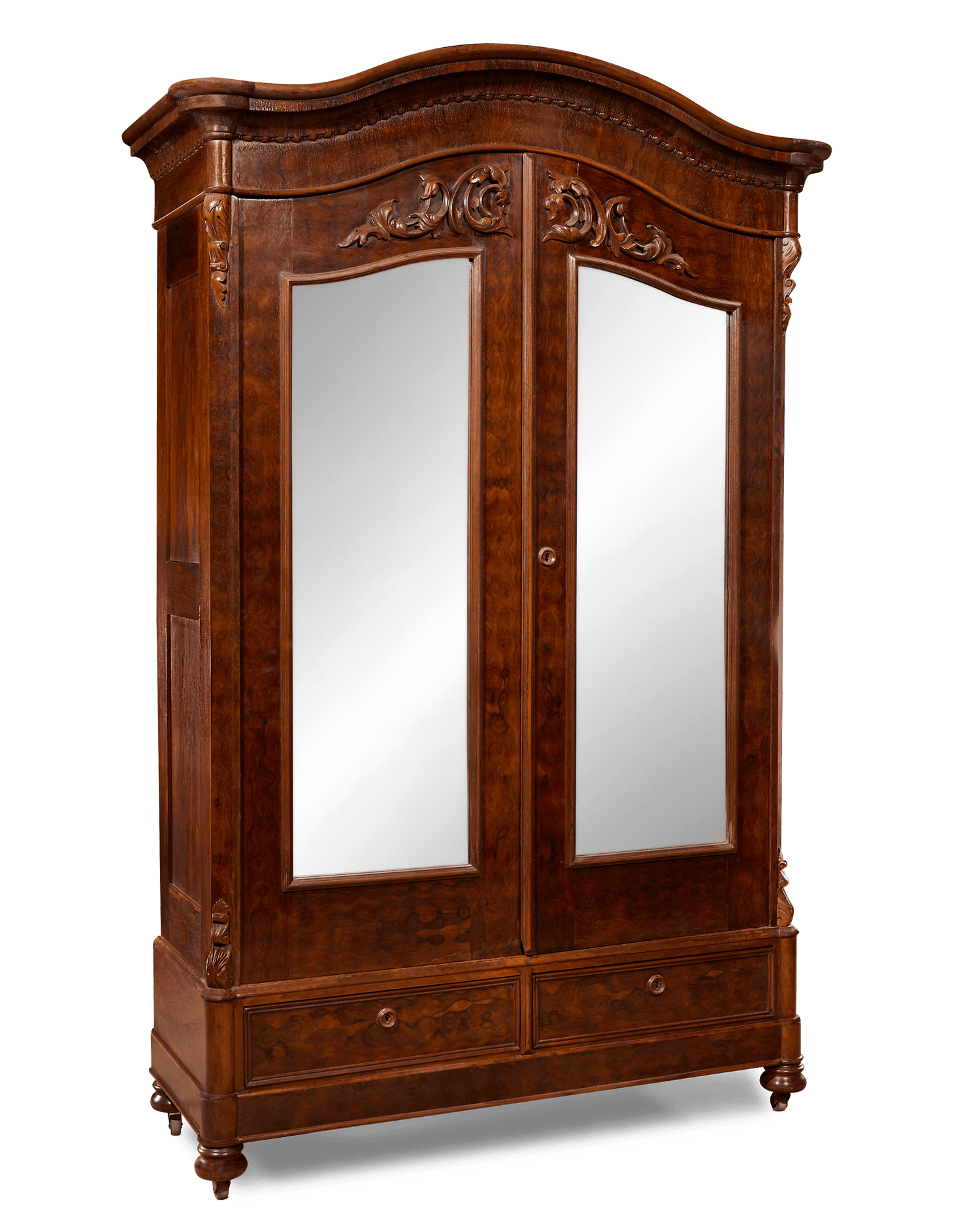 American Rococo Revival Armoire