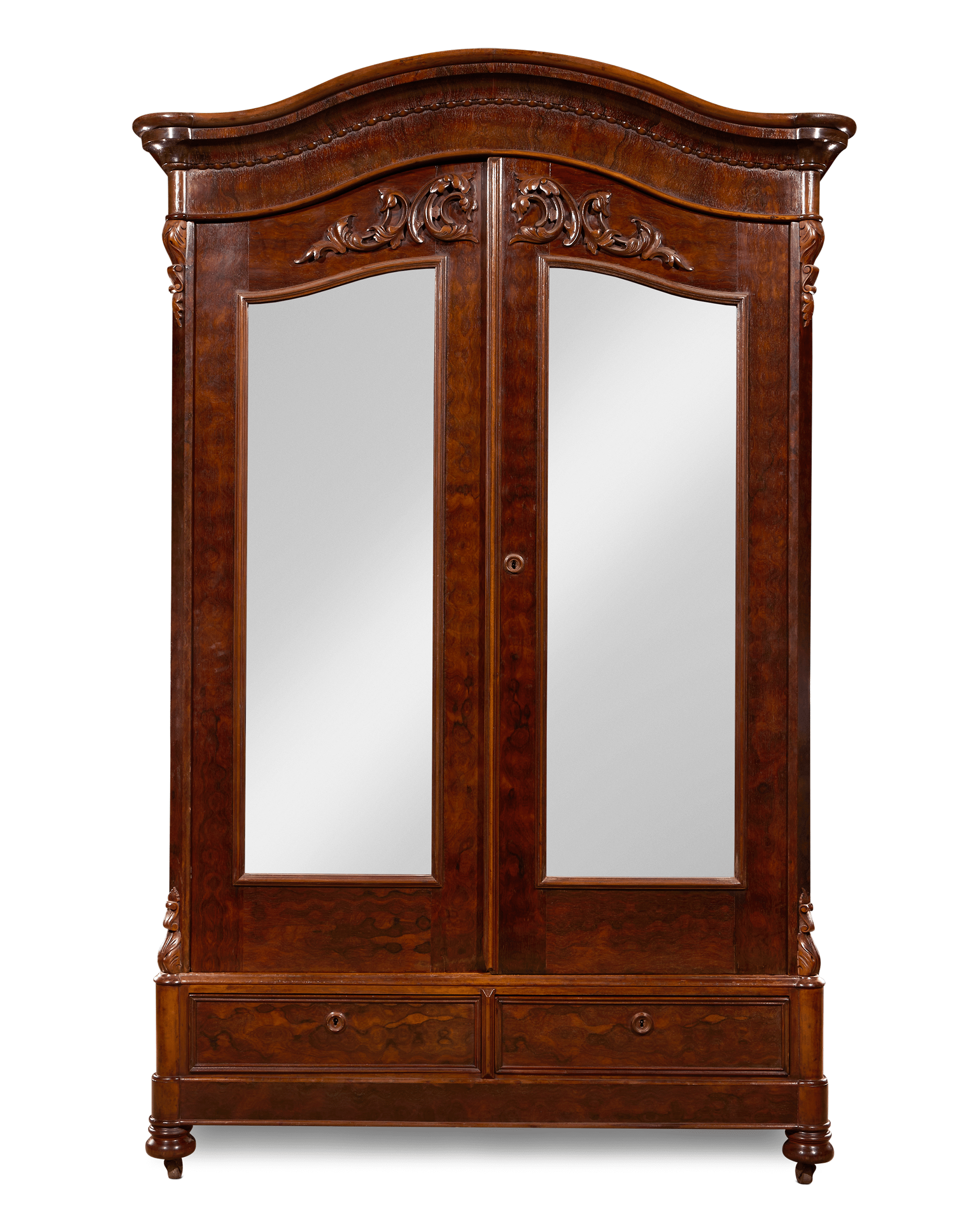 American Rococo Revival Armoire
