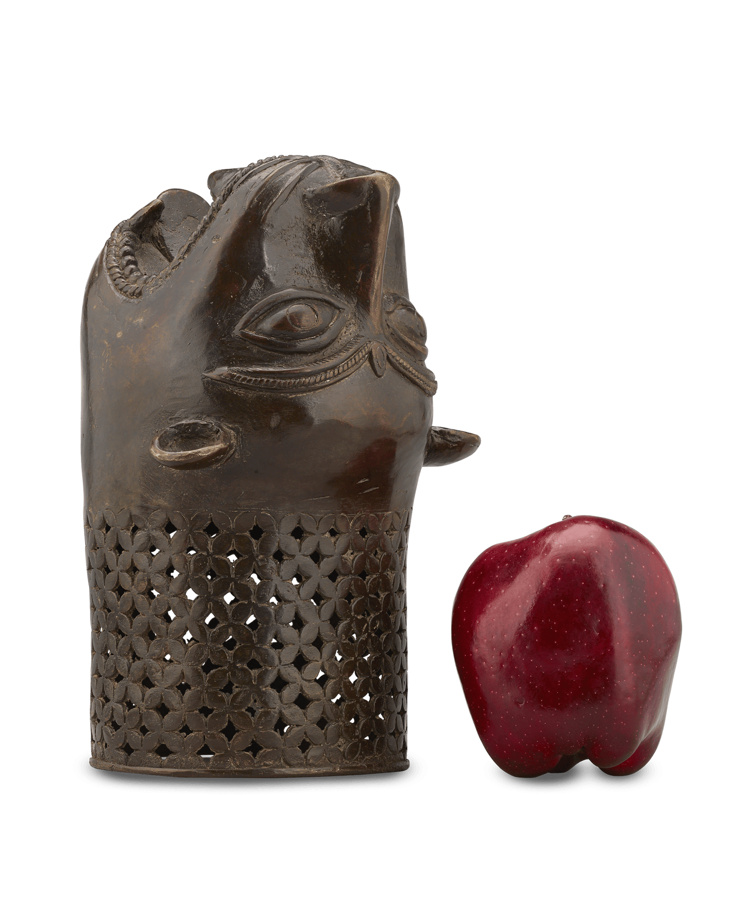 Bronze Palanquin Leopard Finial