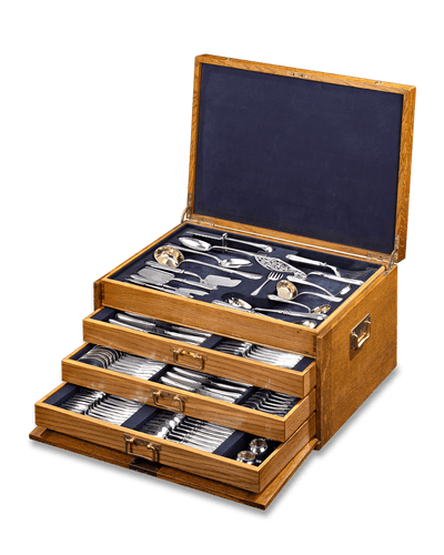 Fabergé Silver Flatware Service for 24