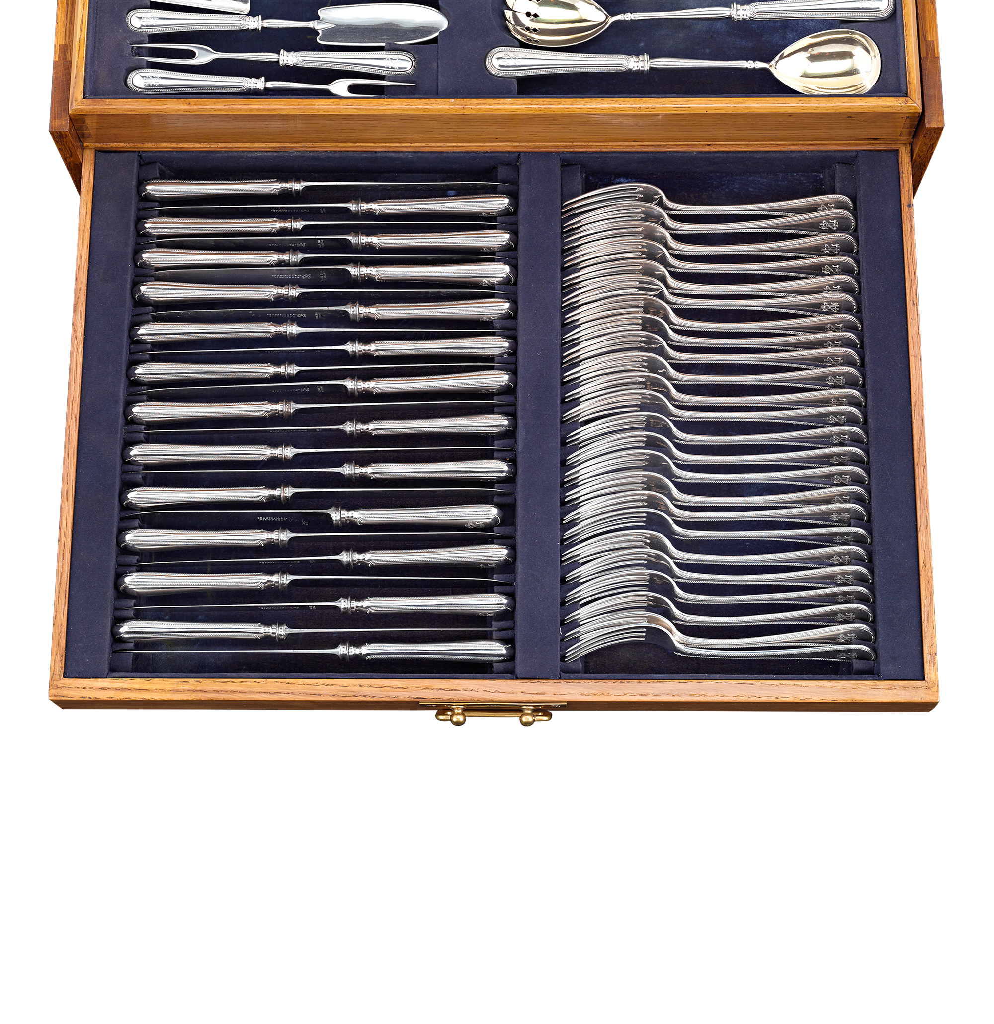 Fabergé Silver Flatware Service for 24