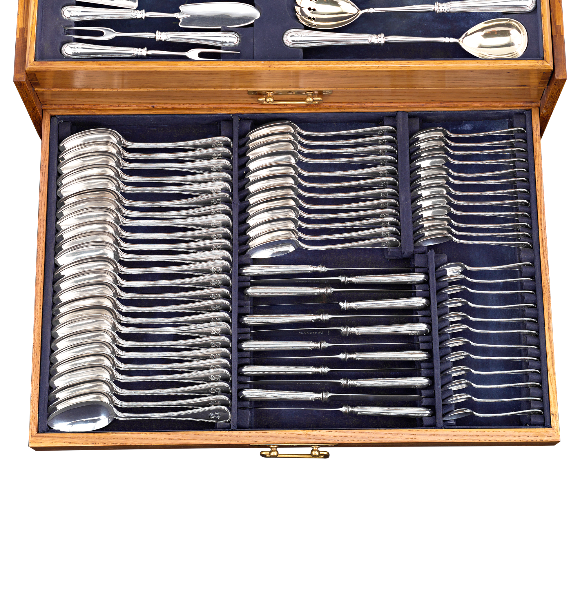 Fabergé Silver Flatware Service for 24