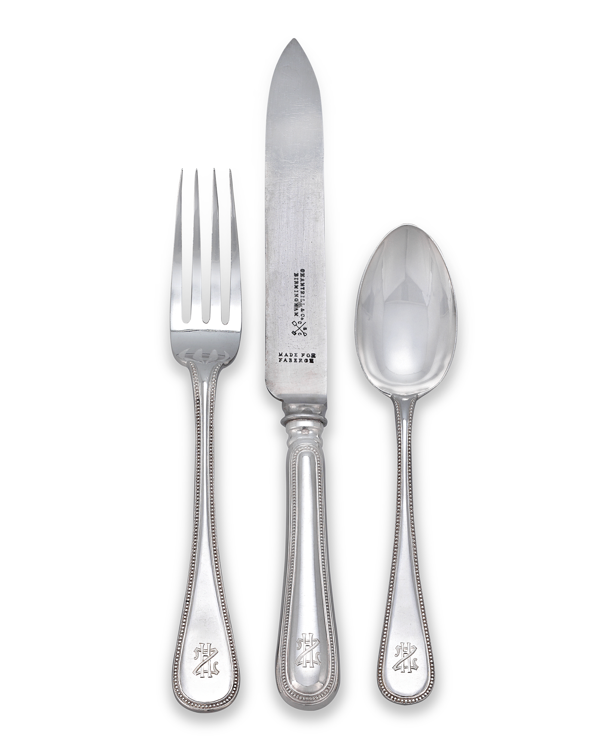 Fabergé Silver Flatware Service for 24