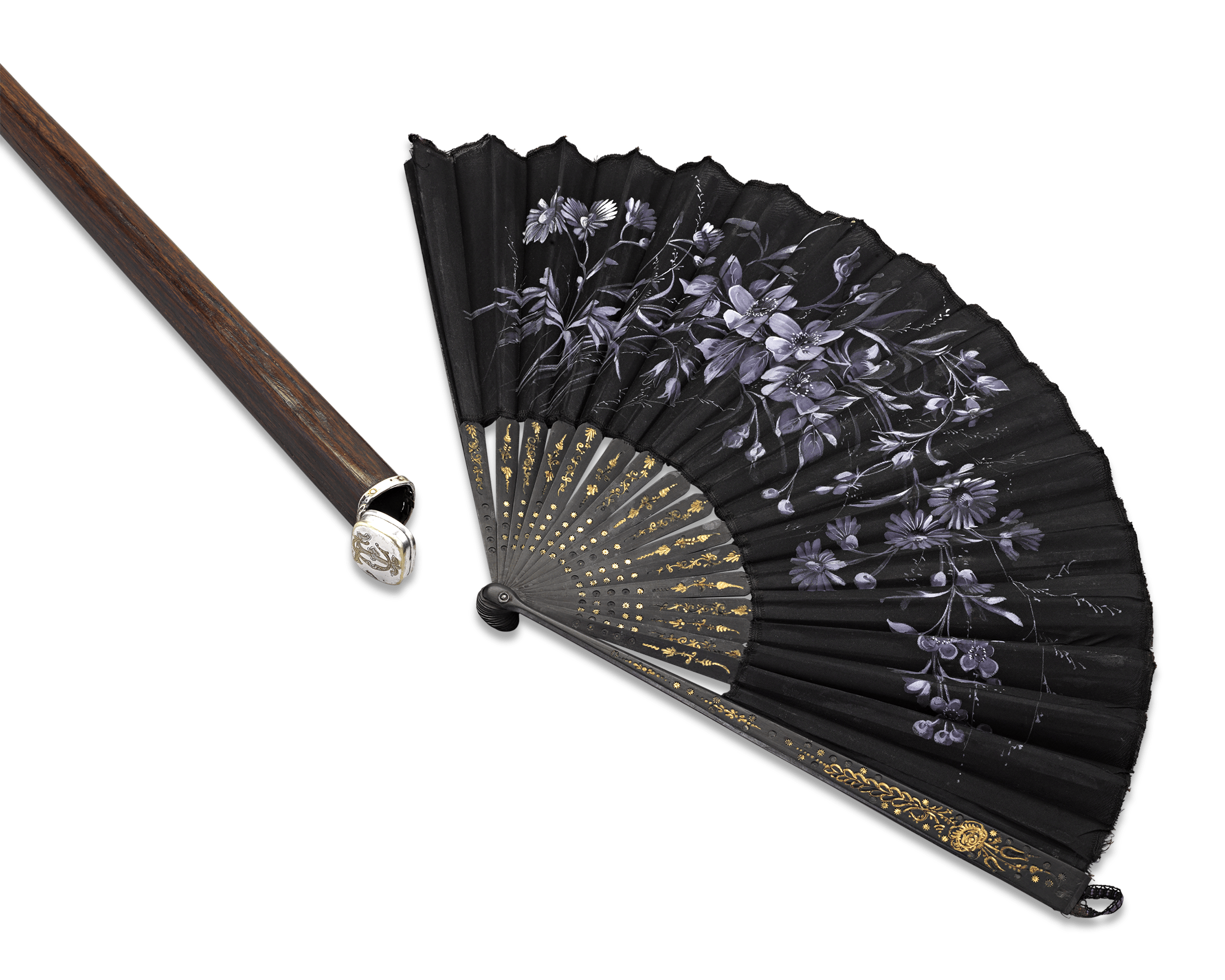 English Ladies' Fan Cane