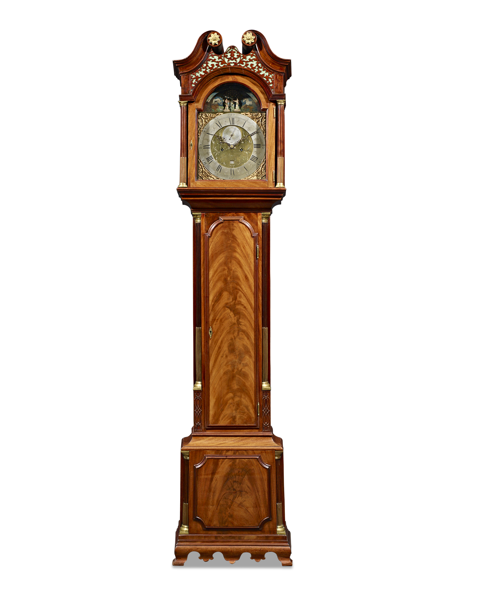 George III Adam and Eve Automaton Longcase Clock