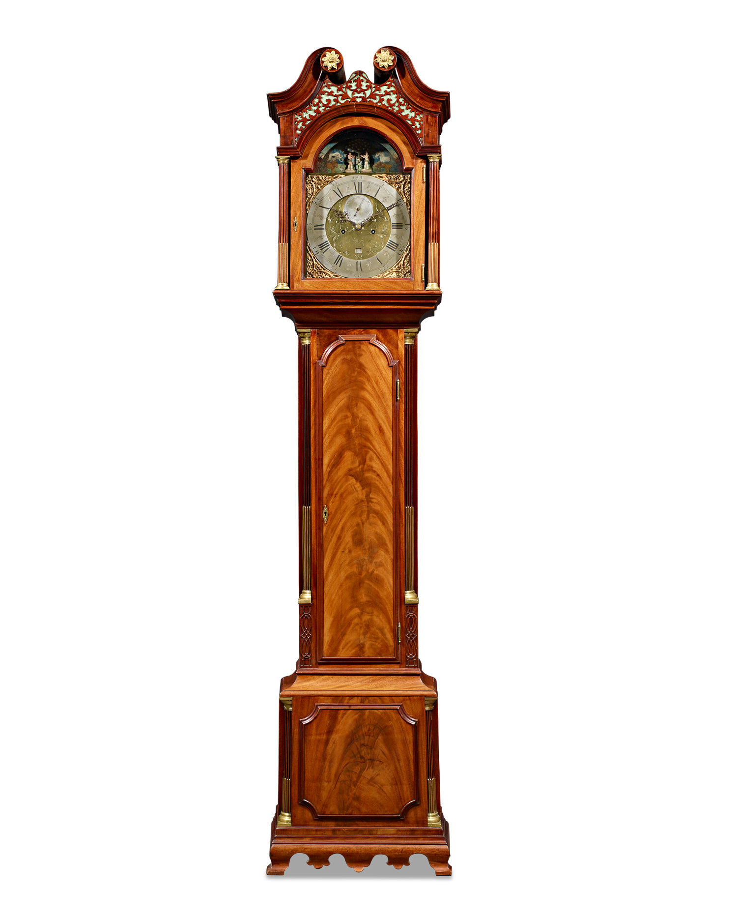 George III Adam and Eve Automaton Longcase Clock