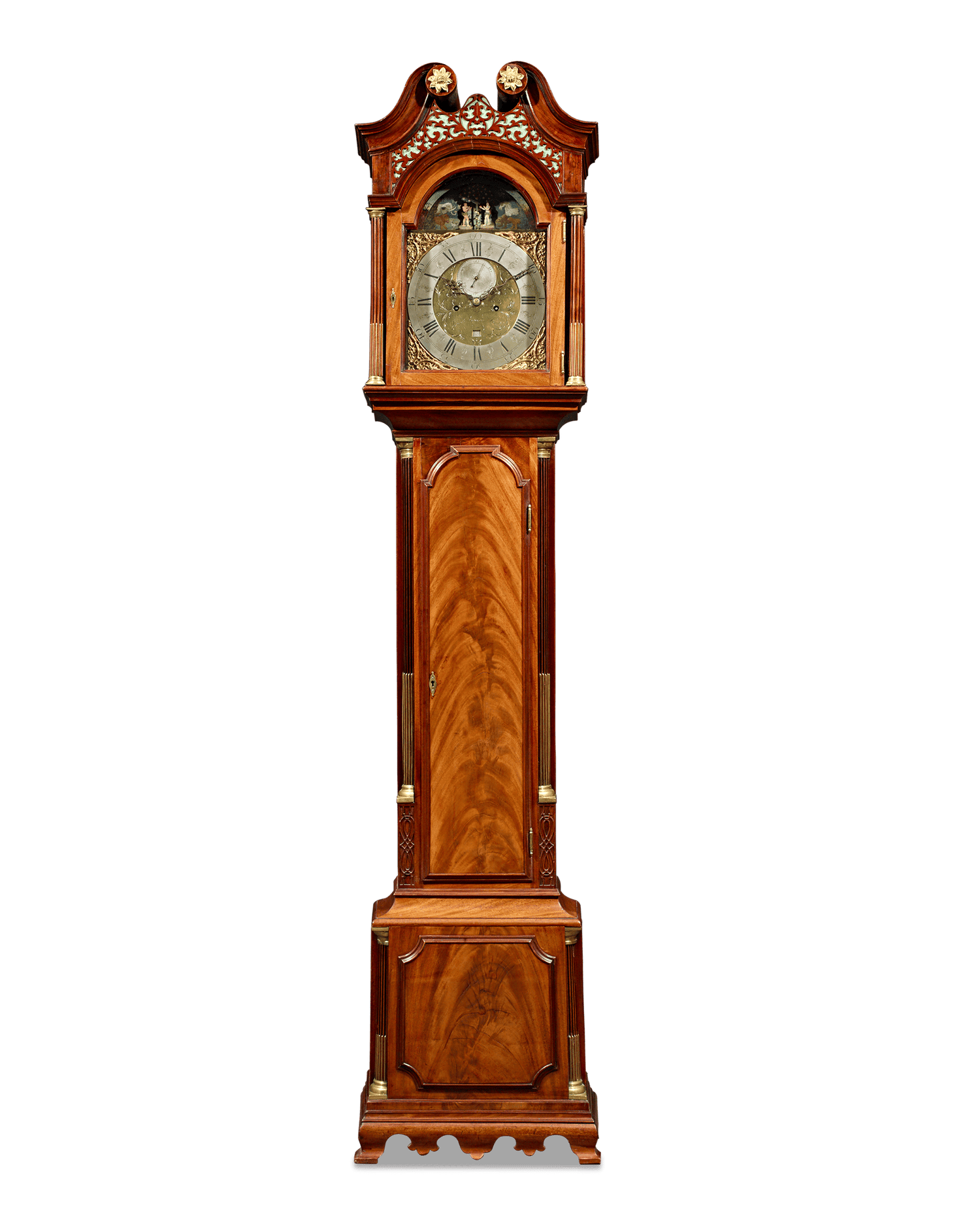 George III Adam and Eve Automaton Longcase Clock