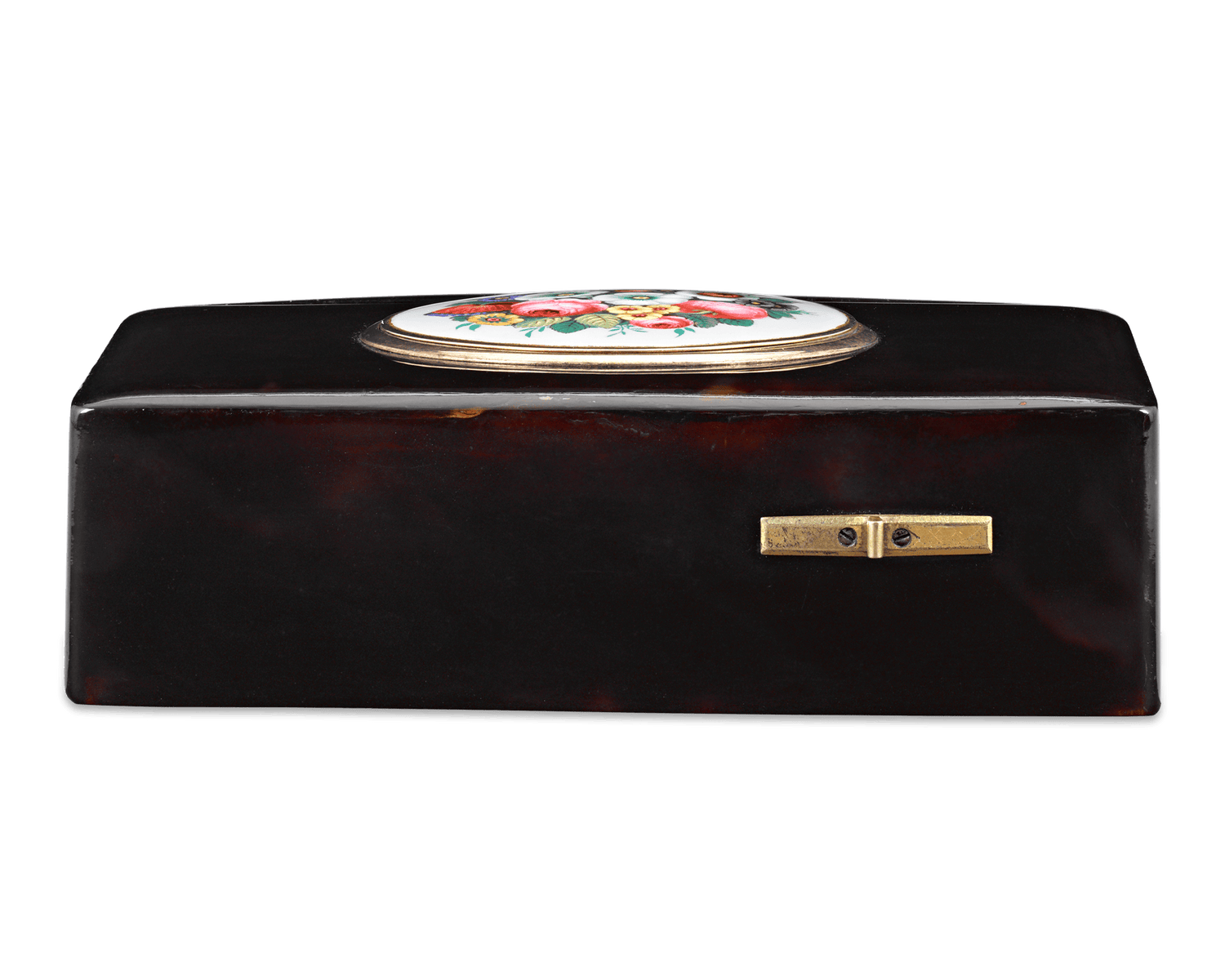 Bruguier Tortoiseshell Swiss Fusée Singing Bird Box