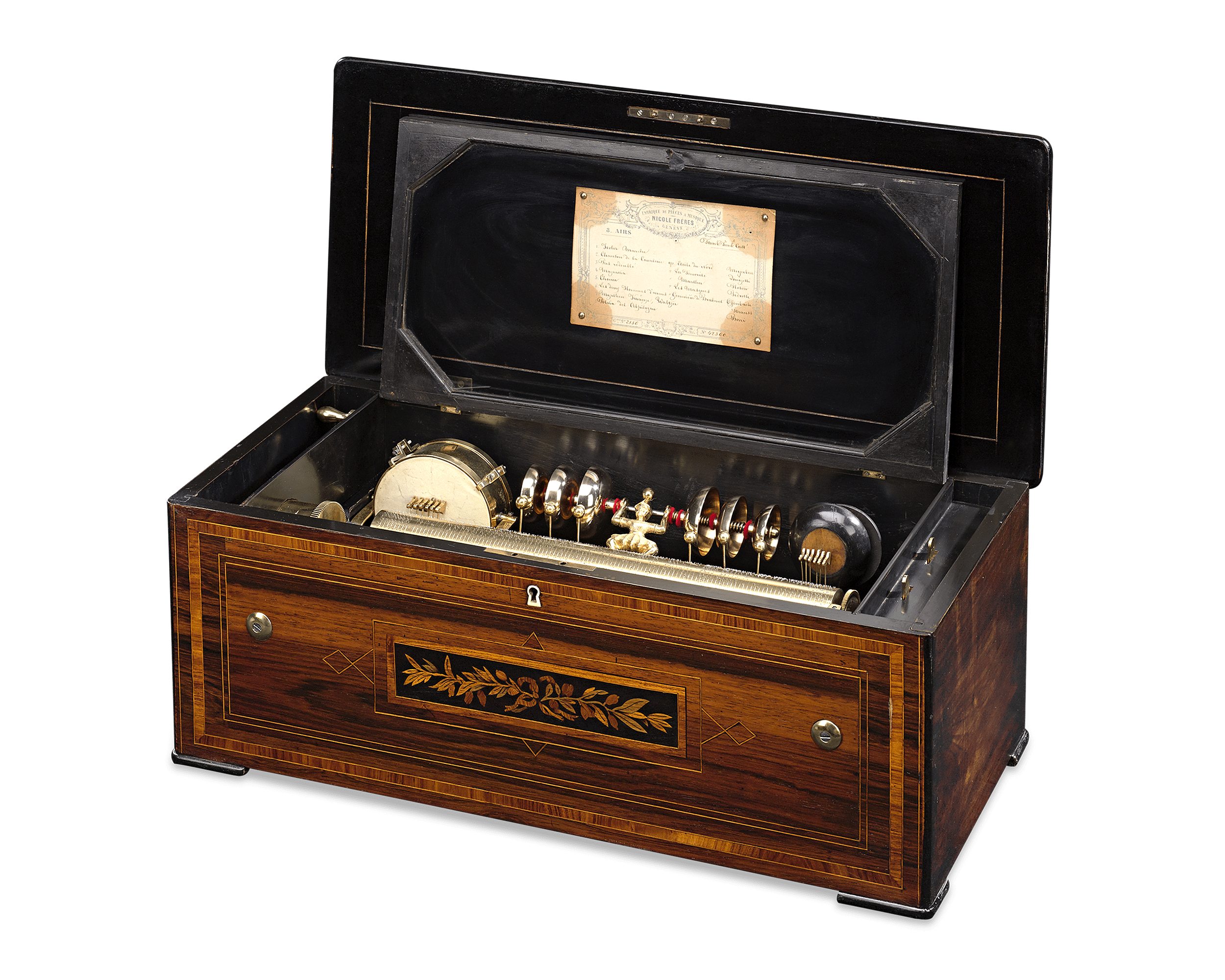 Nicole Frères Cylinder Music Box | M.S. Rau Nicole Frères Cylinder Music Box | M.S. Rau