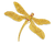 Fancy Vivid Yellow Diamond Dragonfly Brooch