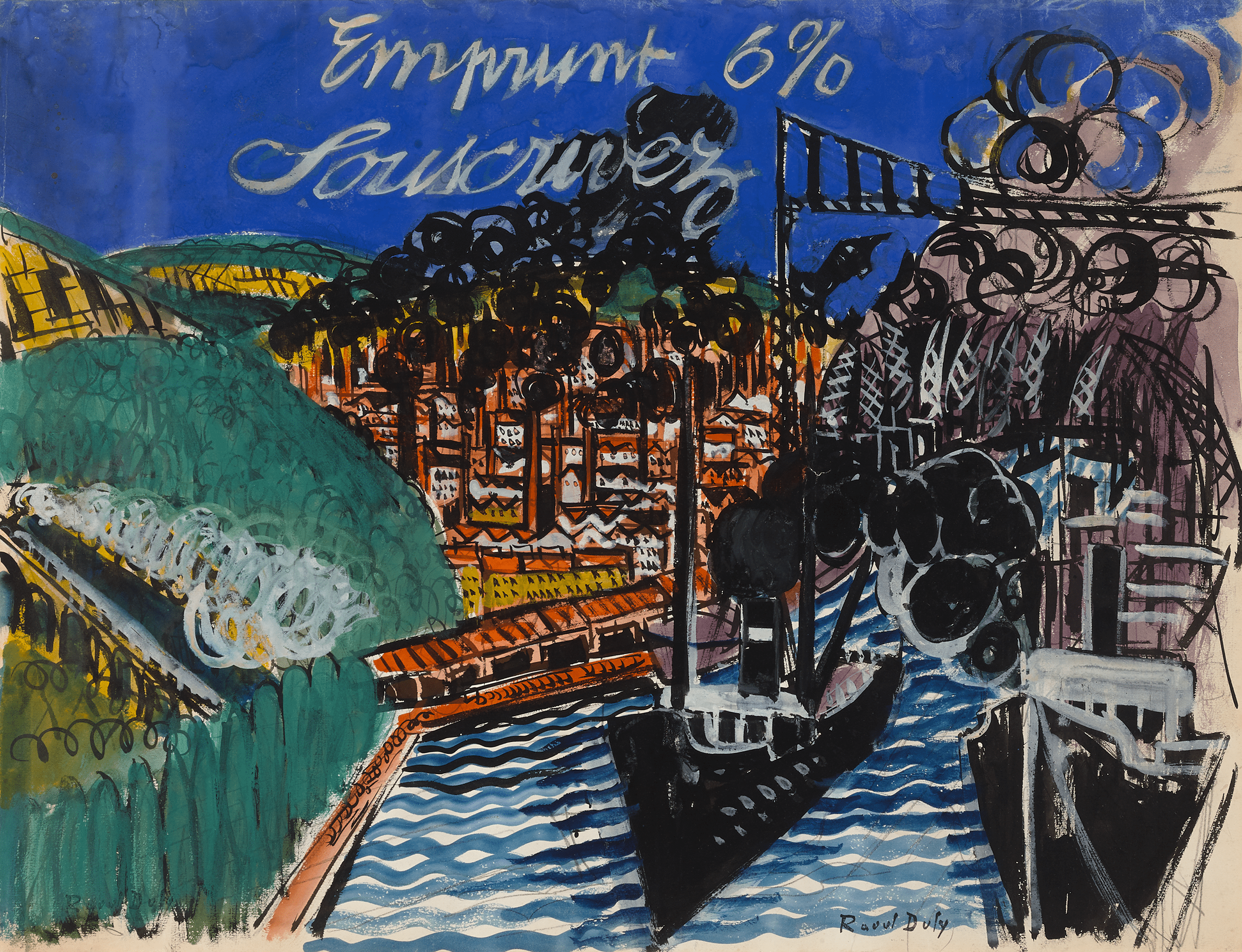 Emprunt 6% Souscrivez by Raoul Dufy