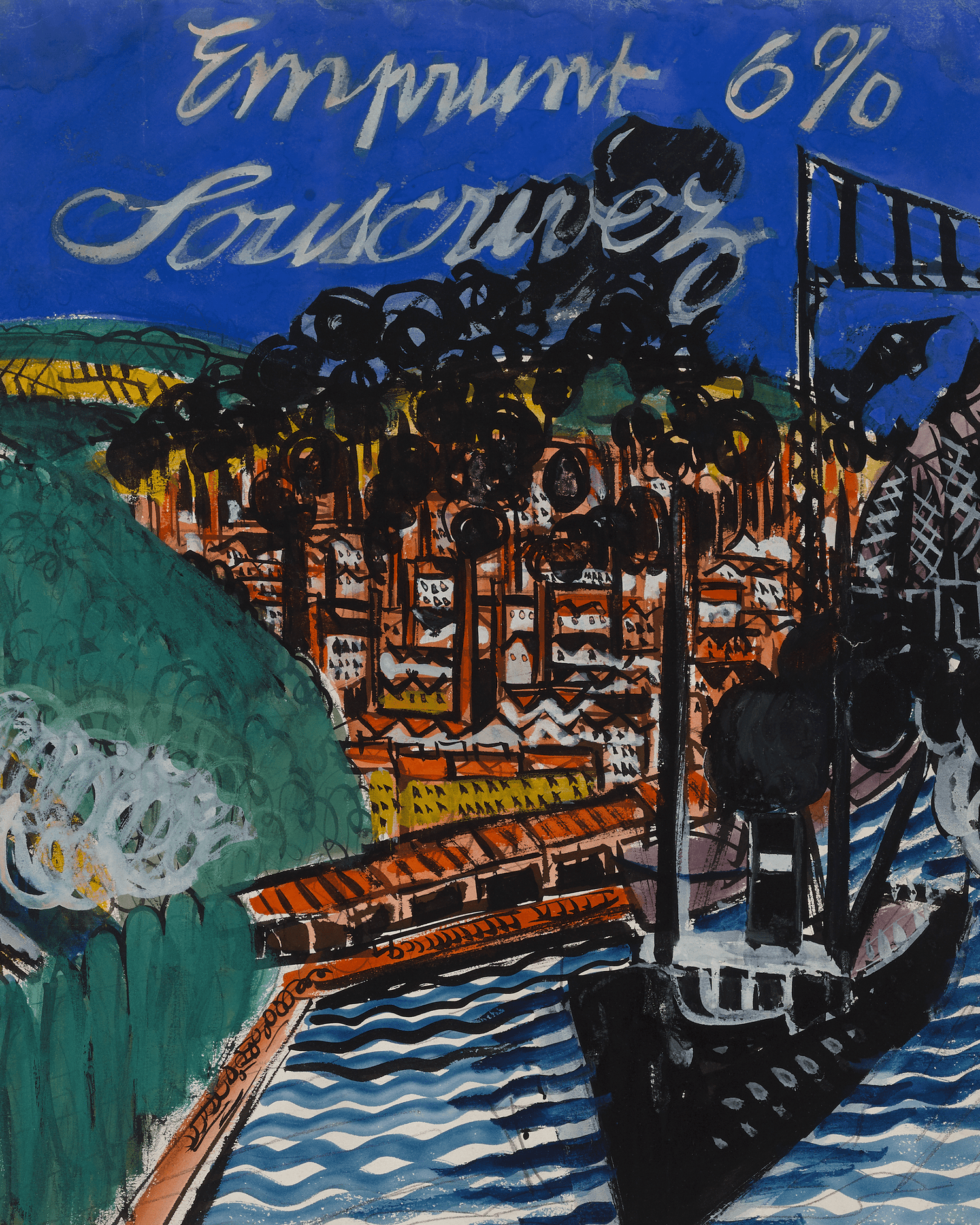 Emprunt 6% Souscrivez by Raoul Dufy