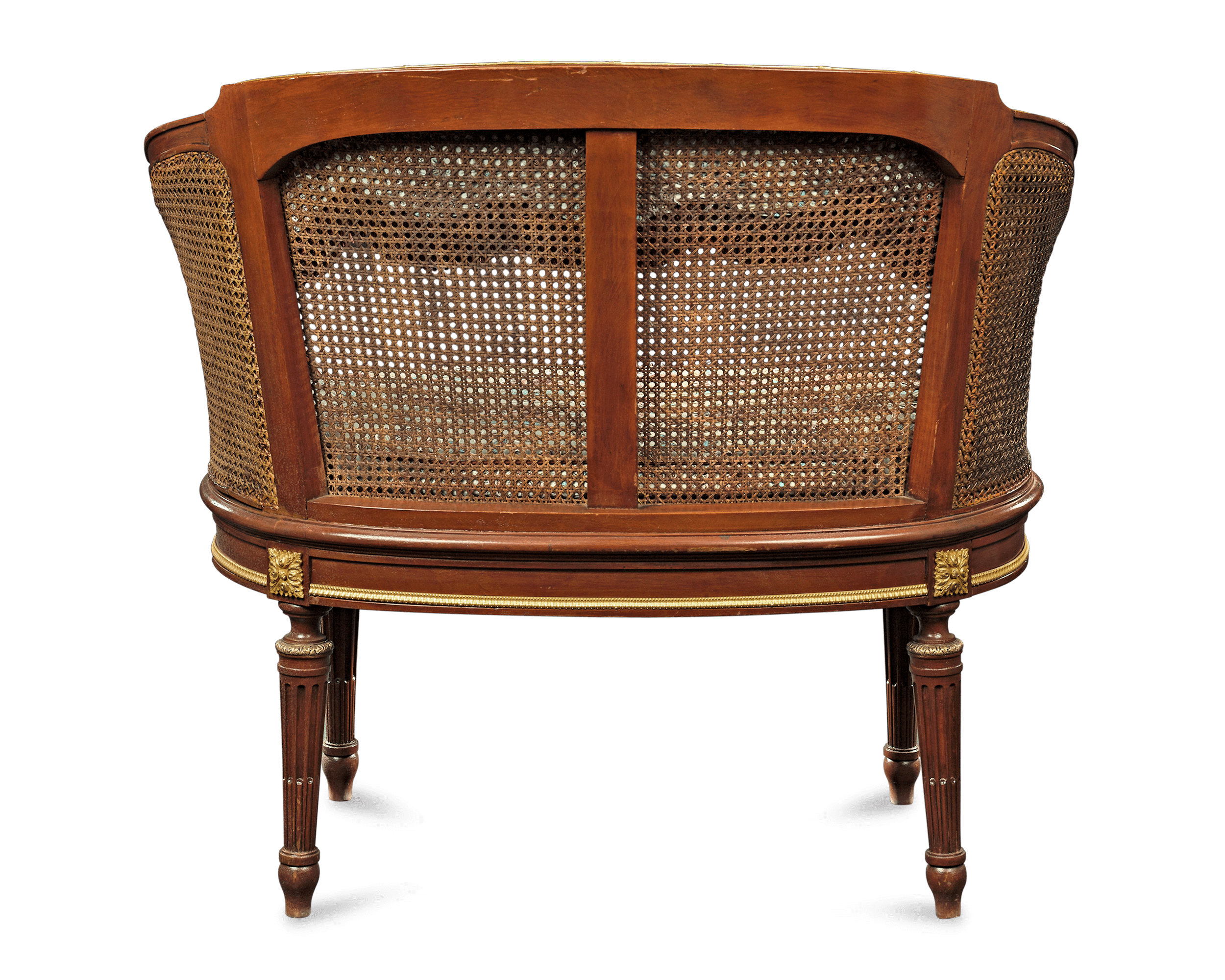 Louis XV-Style French Caned Settees