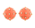 Tiffany & Co. Coral and Diamond Earrings