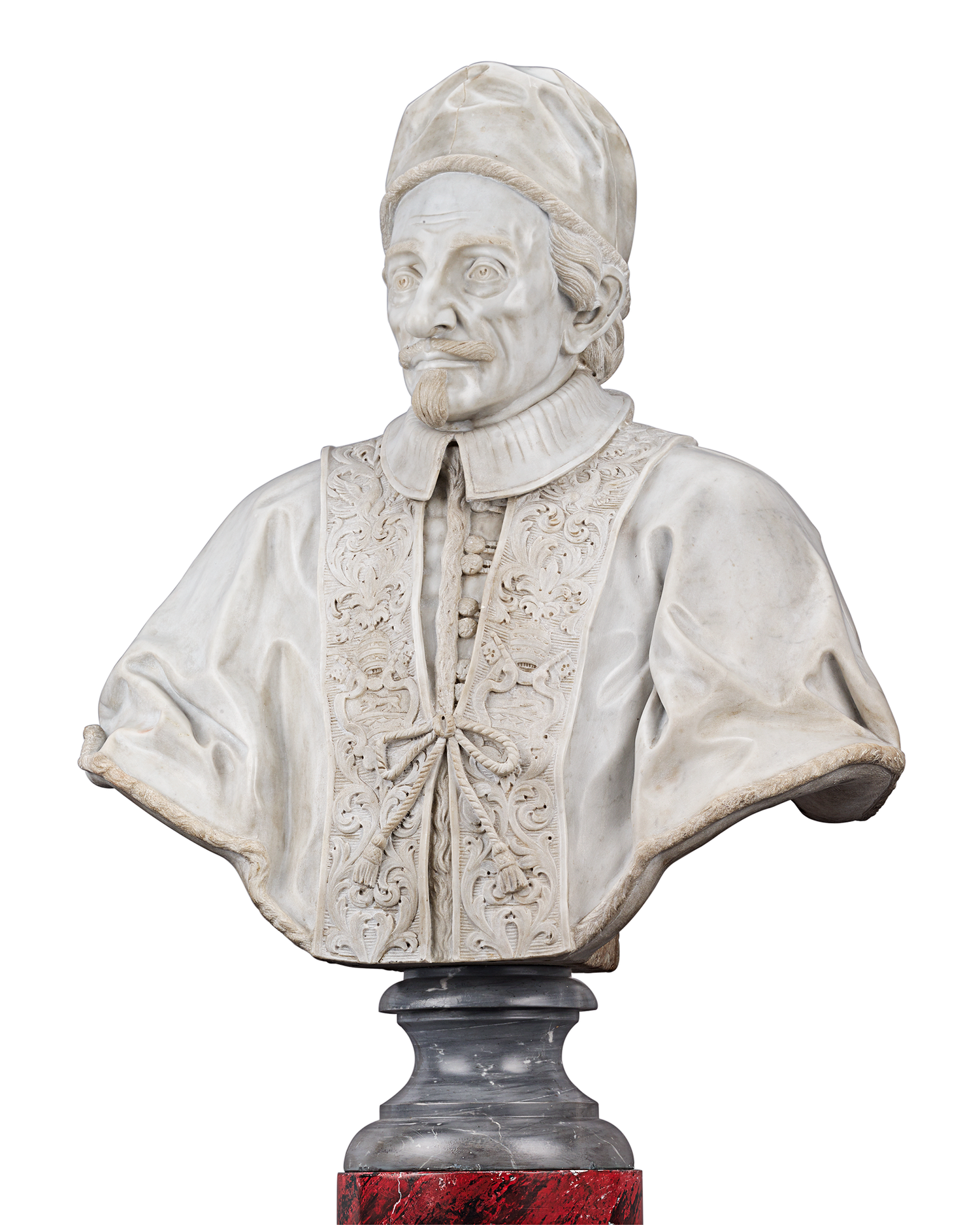 Bust of Pope Innocent XI Odescalchi by Domenico Guidi