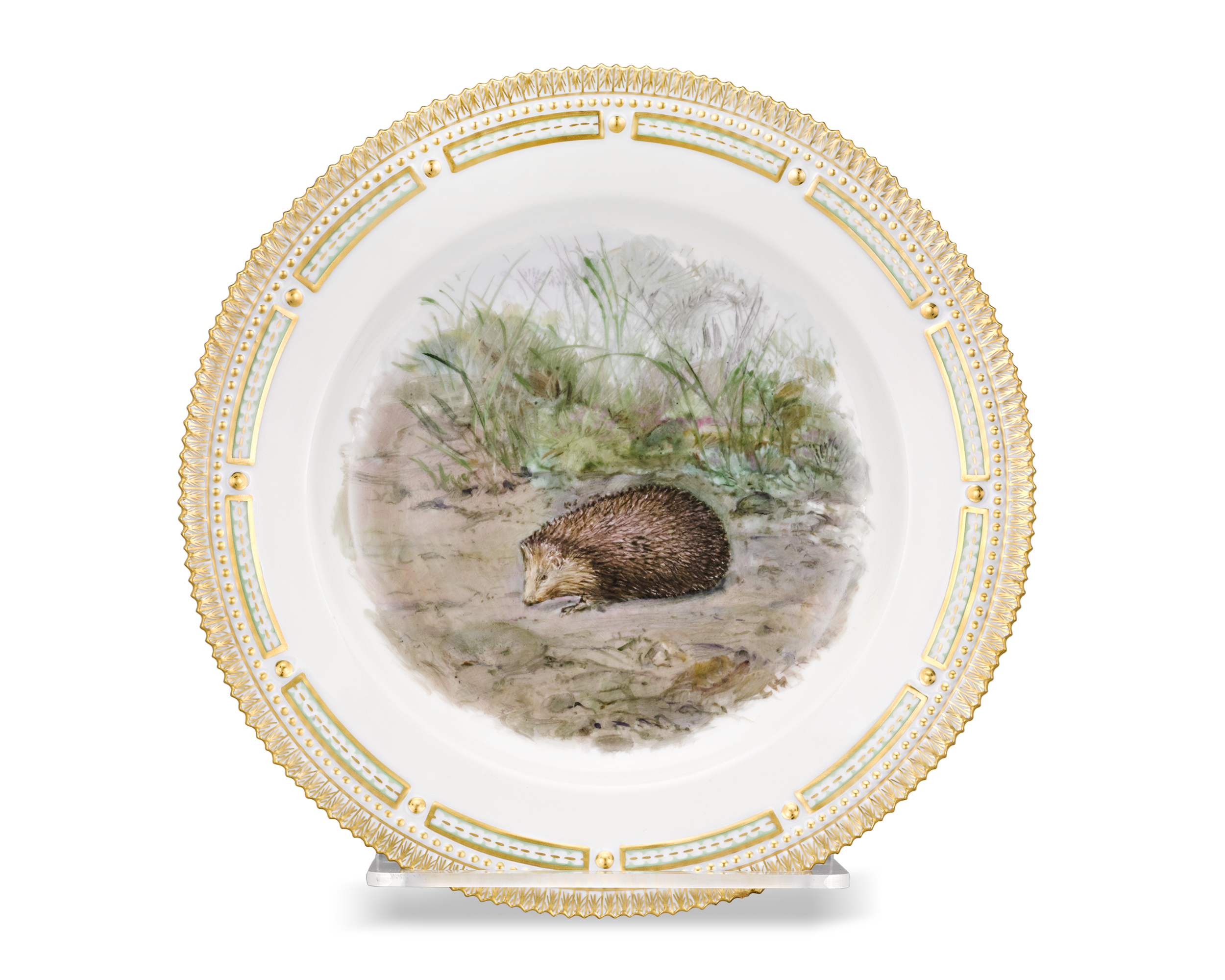 Flora Danica Hedgehog Dinner Plate