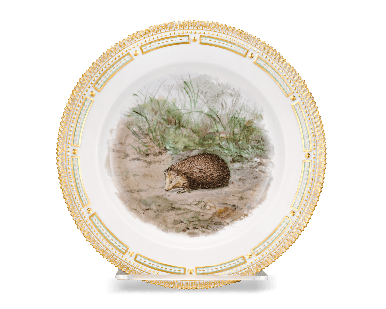 Flora Danica Hedgehog Dinner Plate