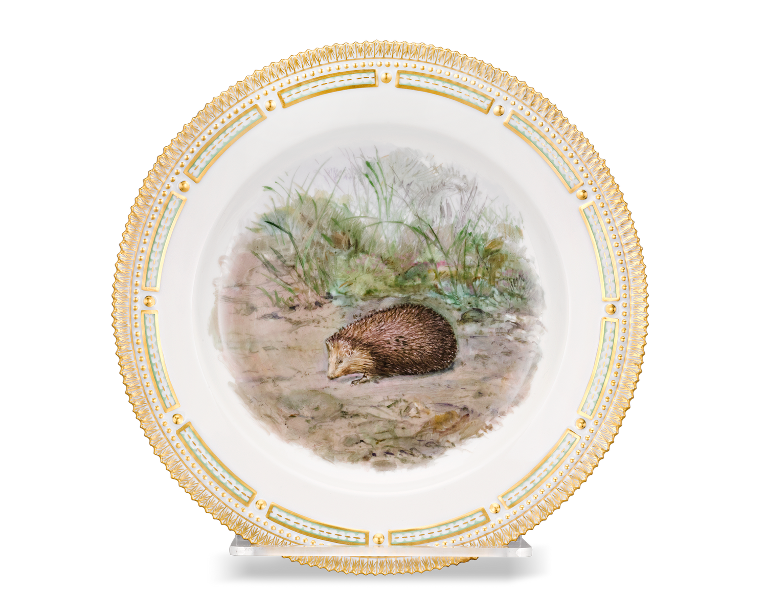 Flora Danica Hedgehog Dinner Plate