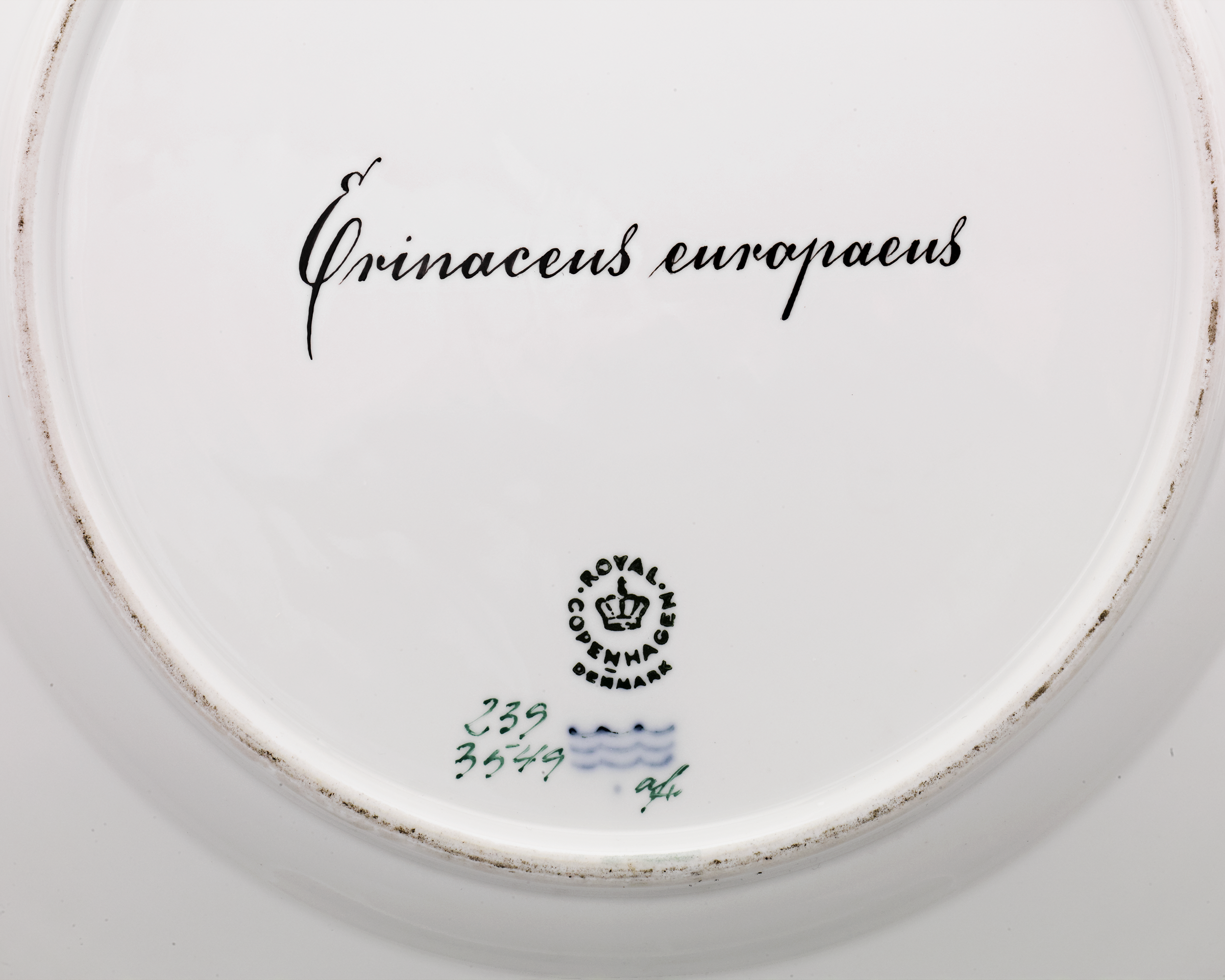 Flora Danica Hedgehog Dinner Plate