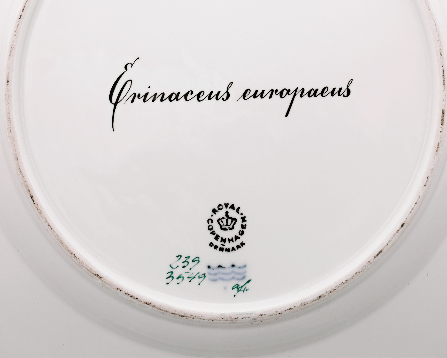 Flora Danica Hedgehog Dinner Plate