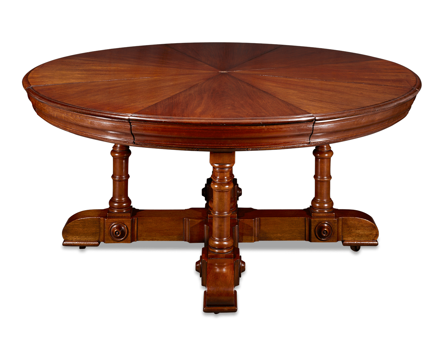 English Mahogany Expanding Table