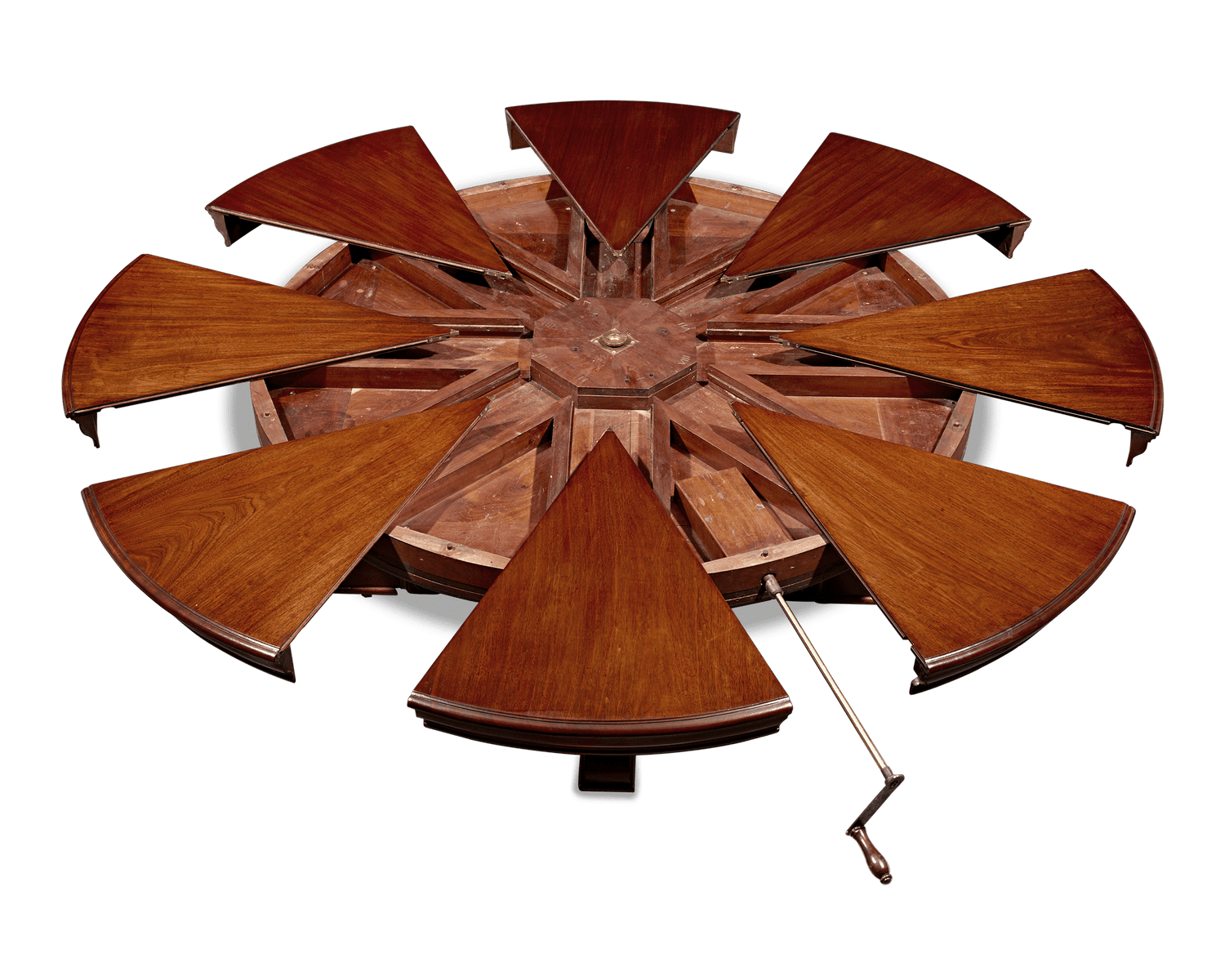 English Mahogany Expanding Table