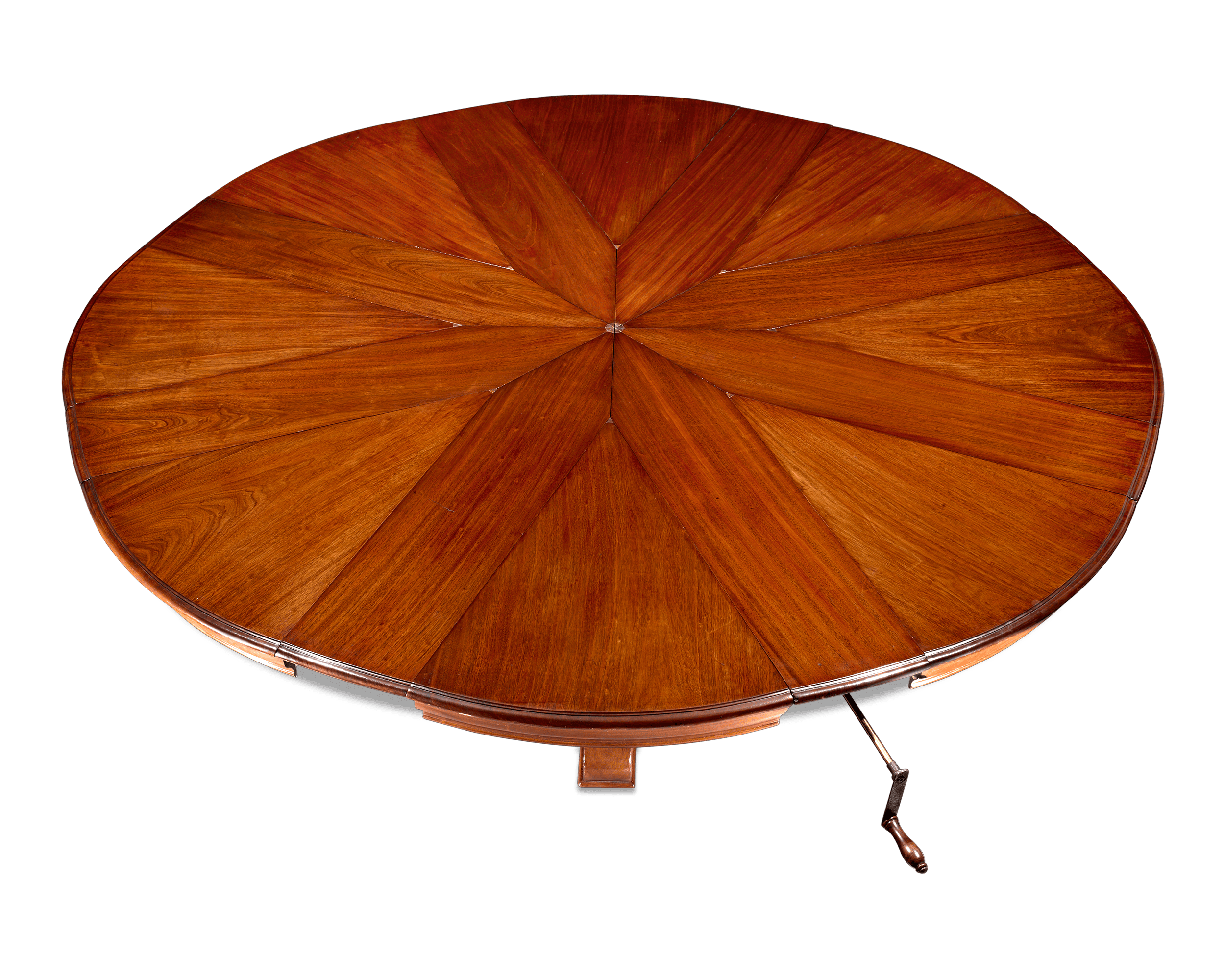 English Mahogany Expanding Table