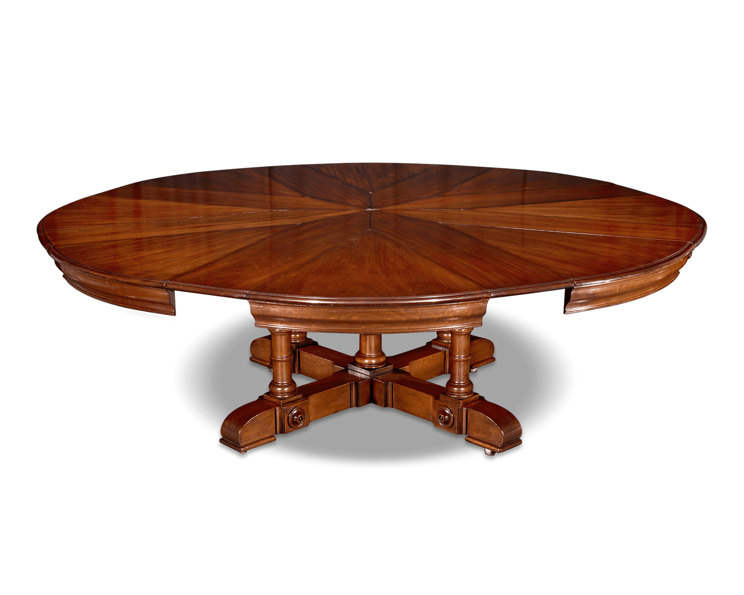 English Mahogany Expanding Table