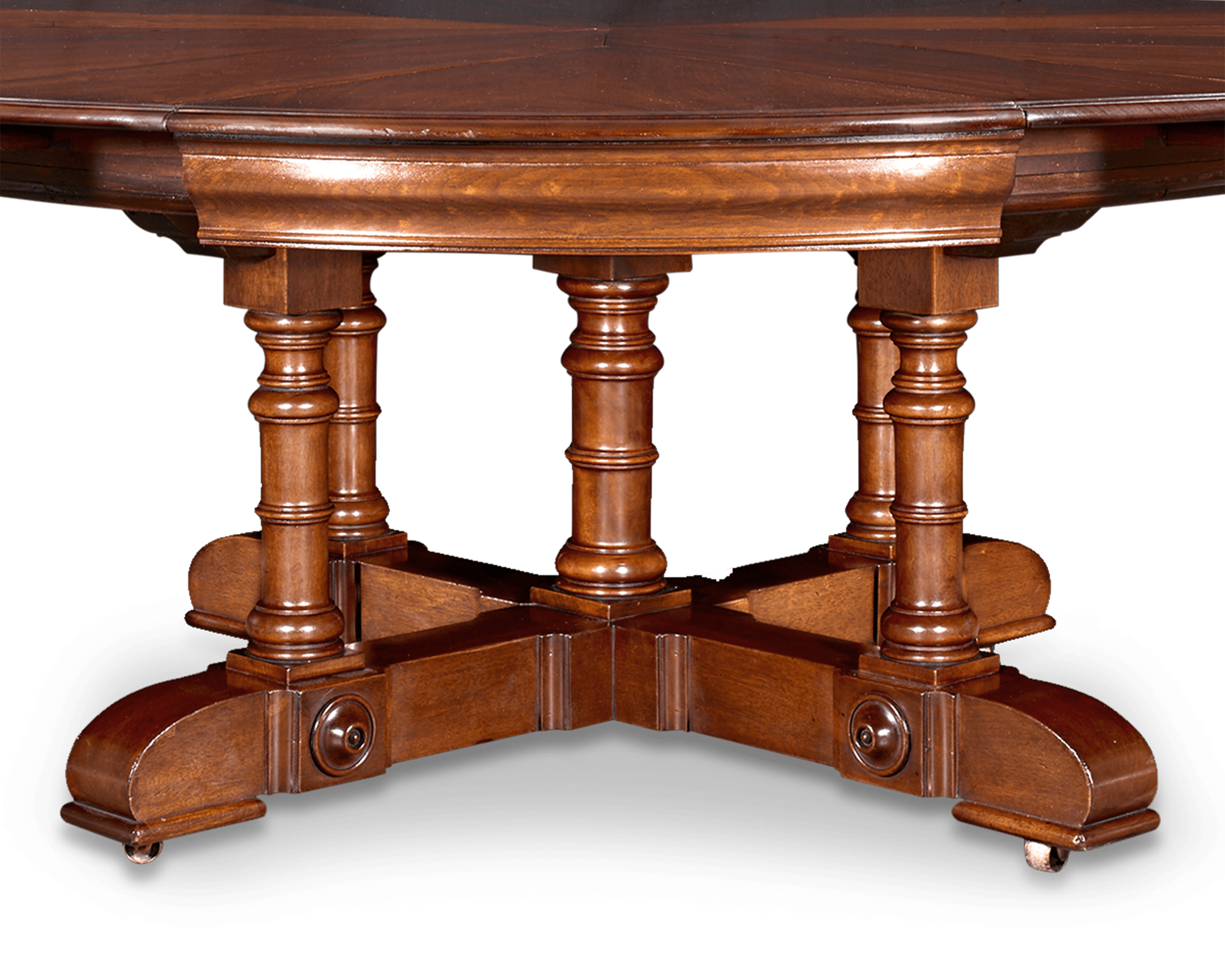 English Mahogany Expanding Table