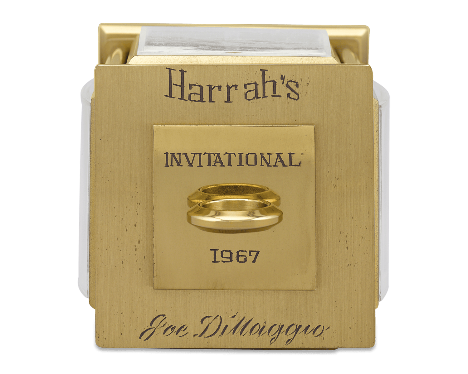 Joe DiMaggio's Presentation Desk Clock