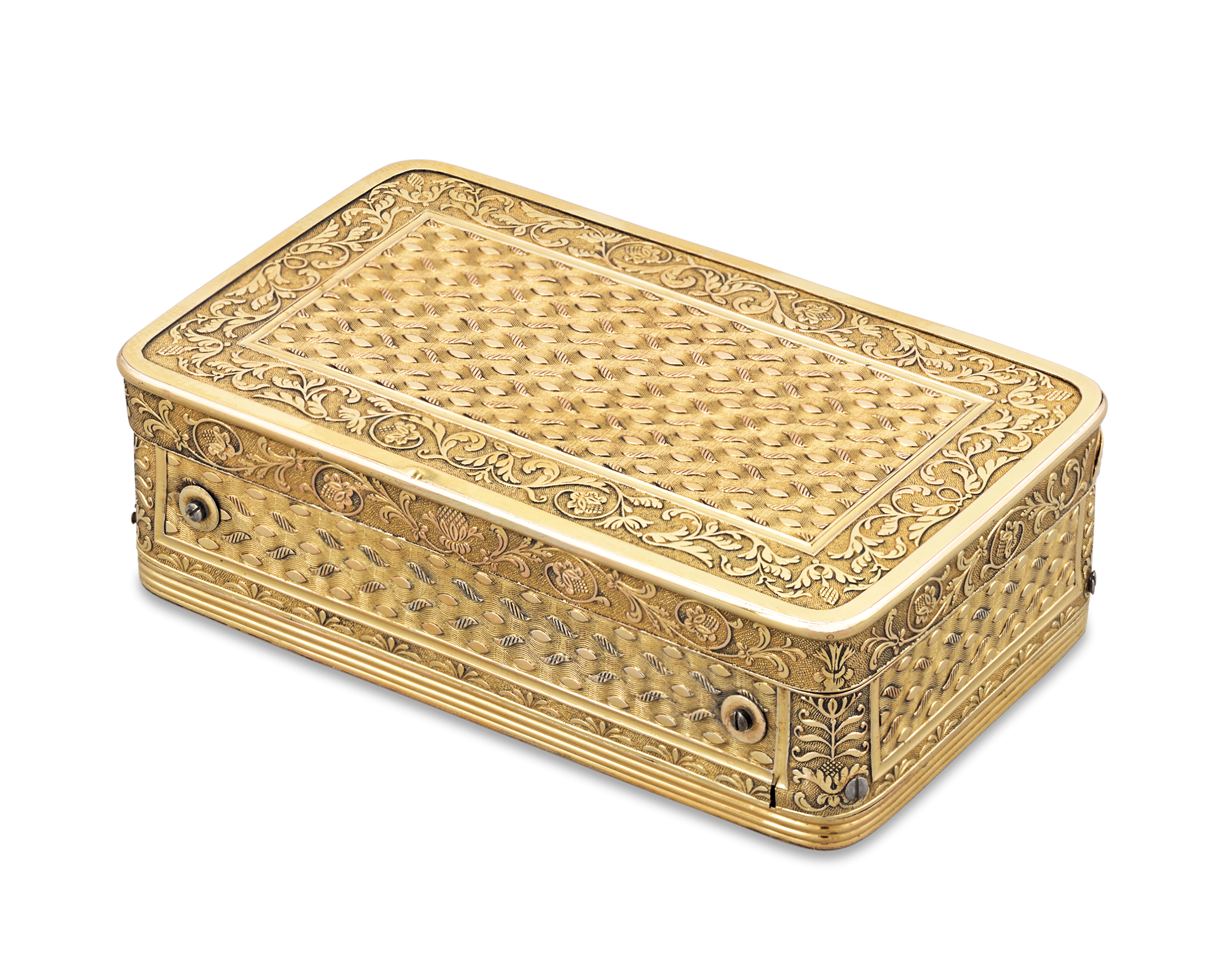 Silver-Gilt Musical Snuff Box by François Nicole