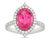 Untreated Pink Sapphire Ring, 4.03 Carats