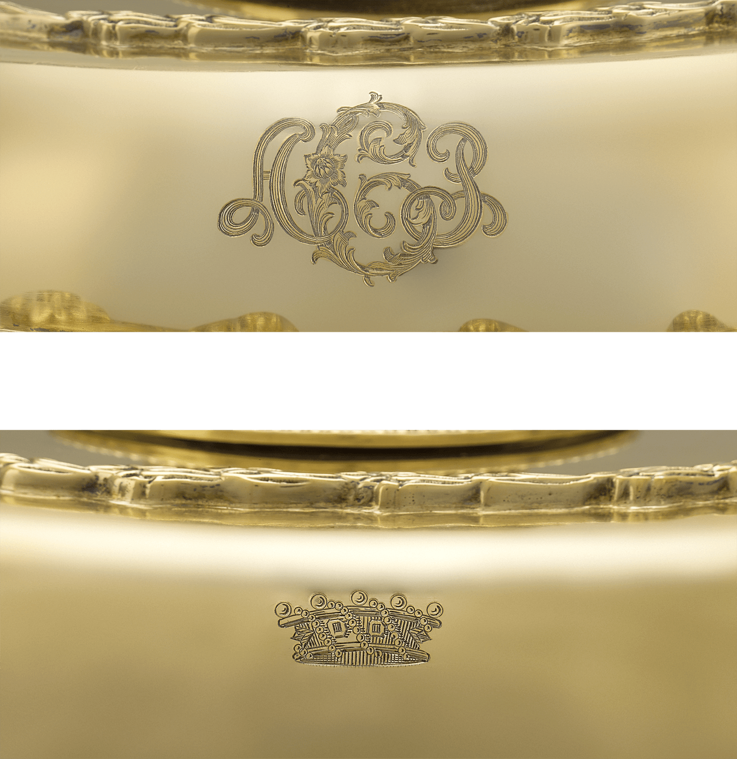 Chrysanthemum Silver Gilt Vegetable Dish by Tiffany & Co.