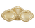 Tiffany & Co. Chrysanthemum Silver Gilt Oval Bowls, Set of 6