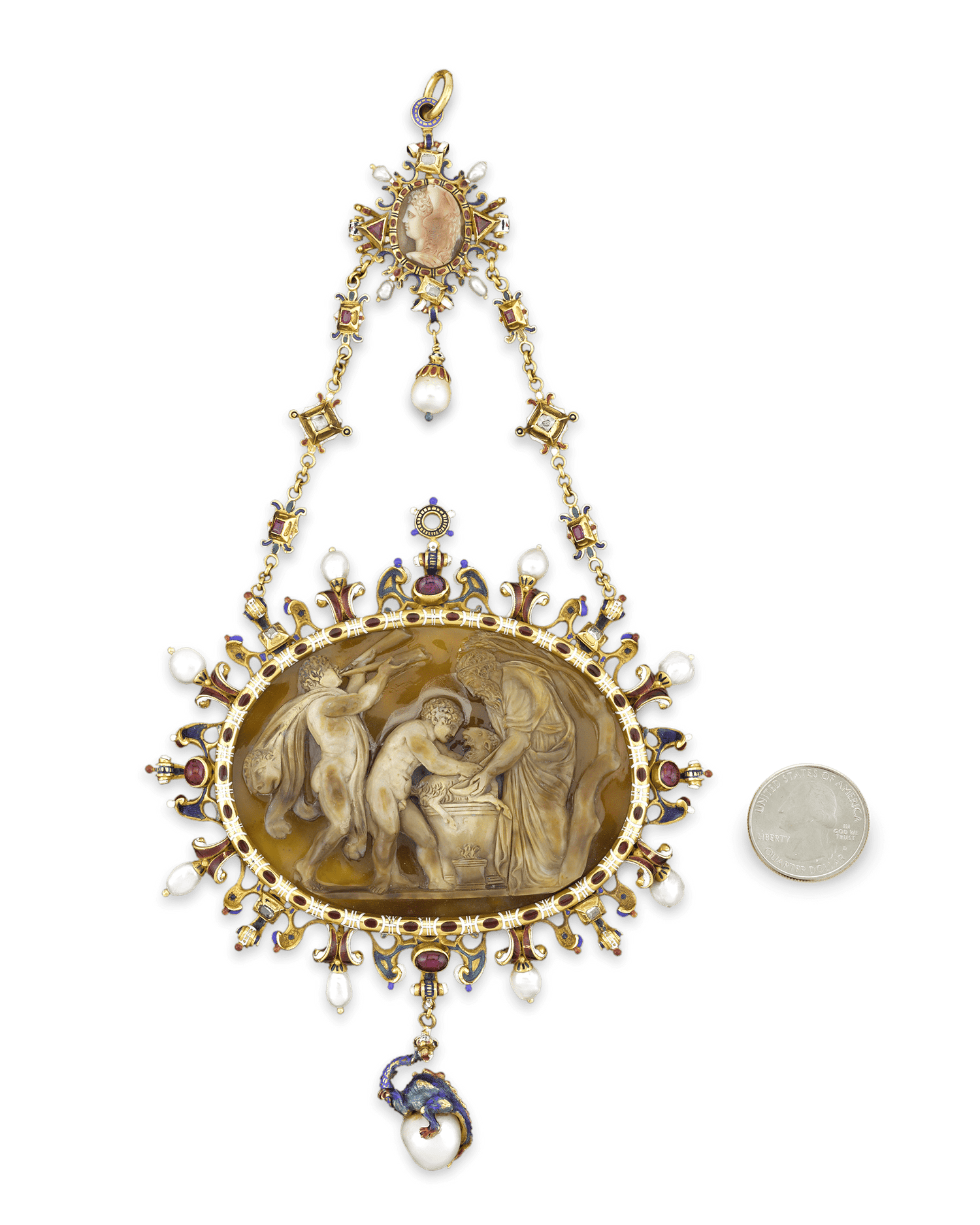 Renaissance Cameo Pendant