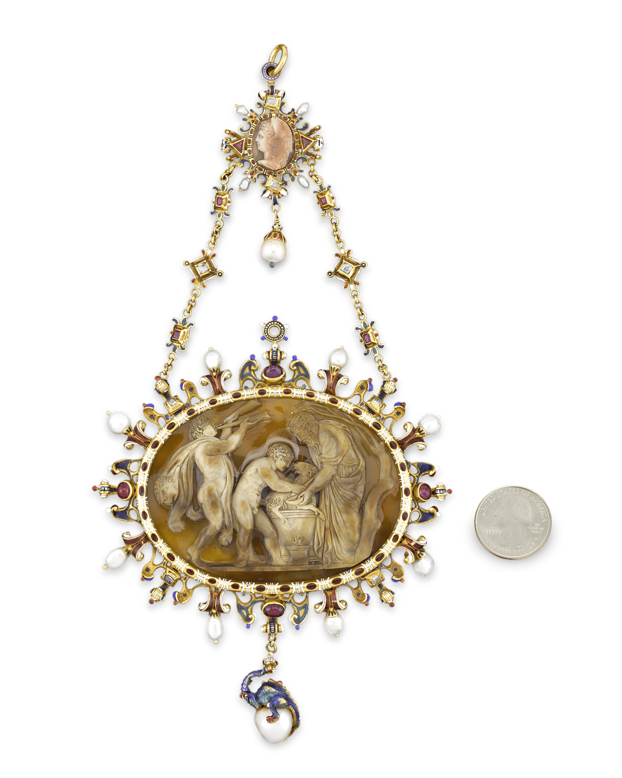 Renaissance Cameo Pendant