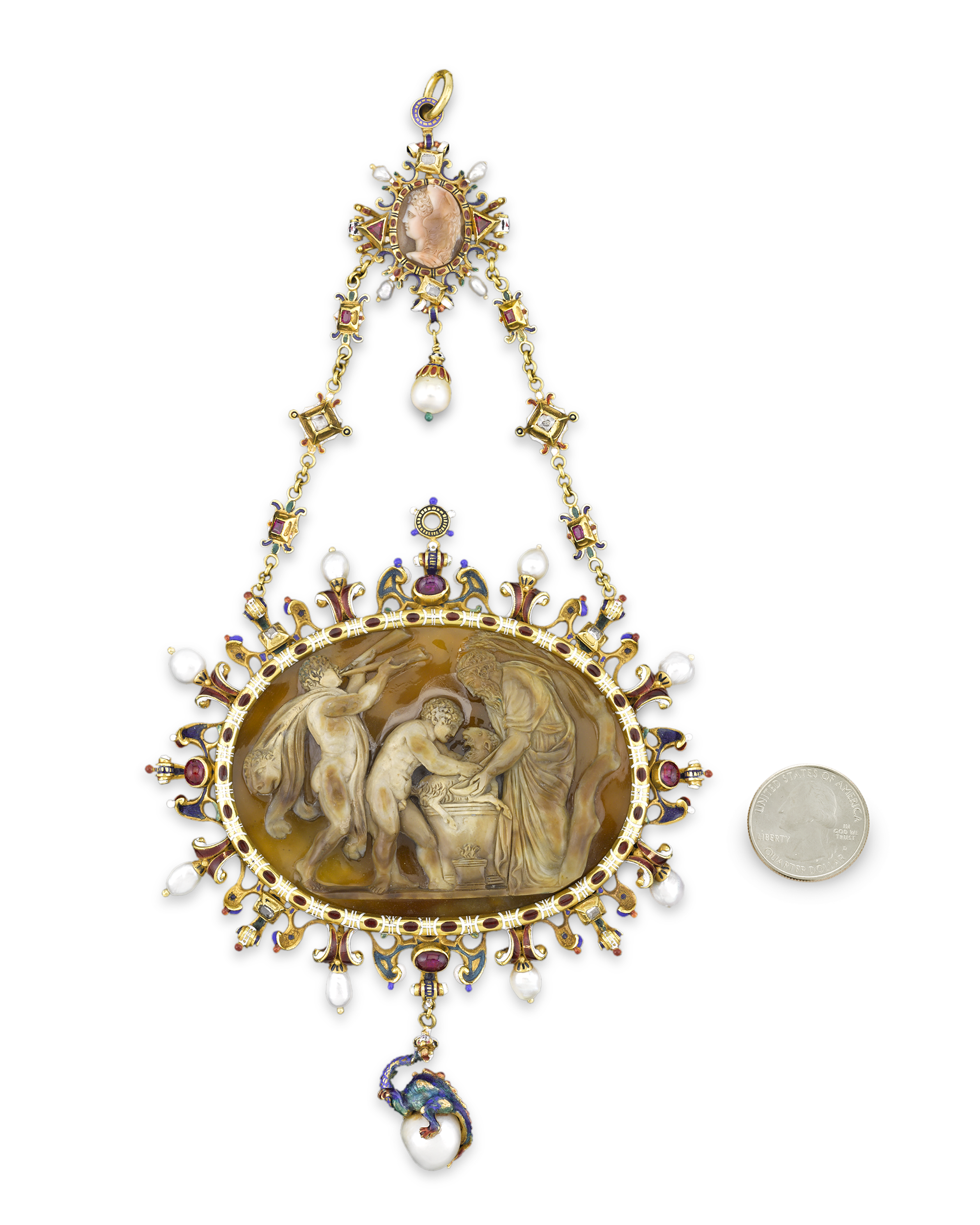 Renaissance Cameo Pendant