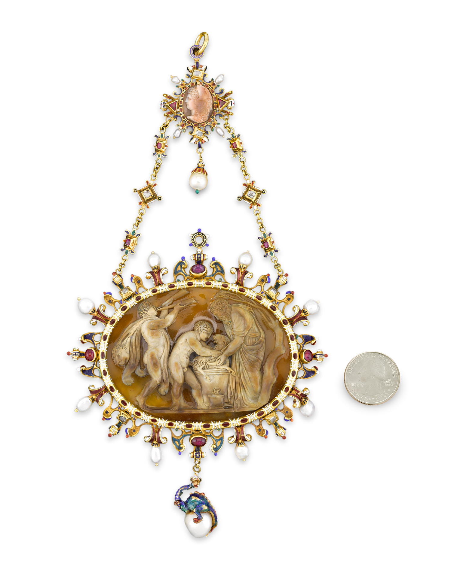 Renaissance Cameo Pendant