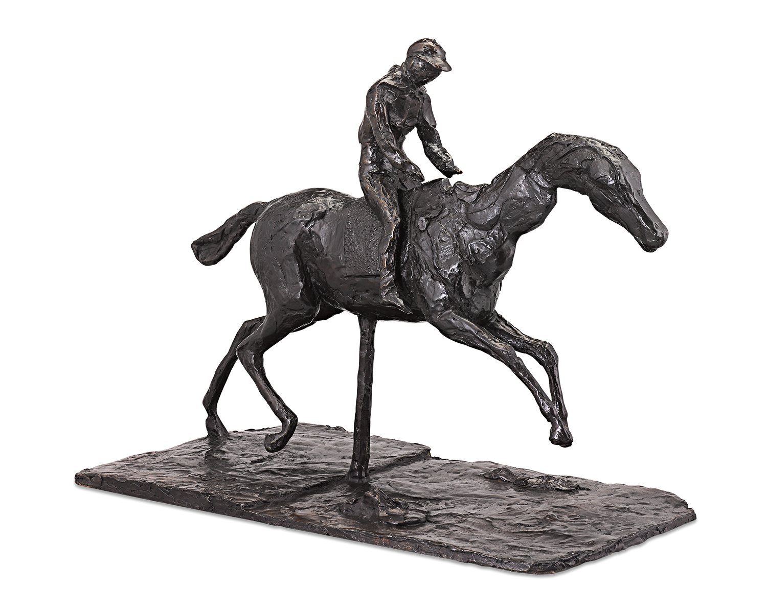 Horse with Jockey by Edgar Degas