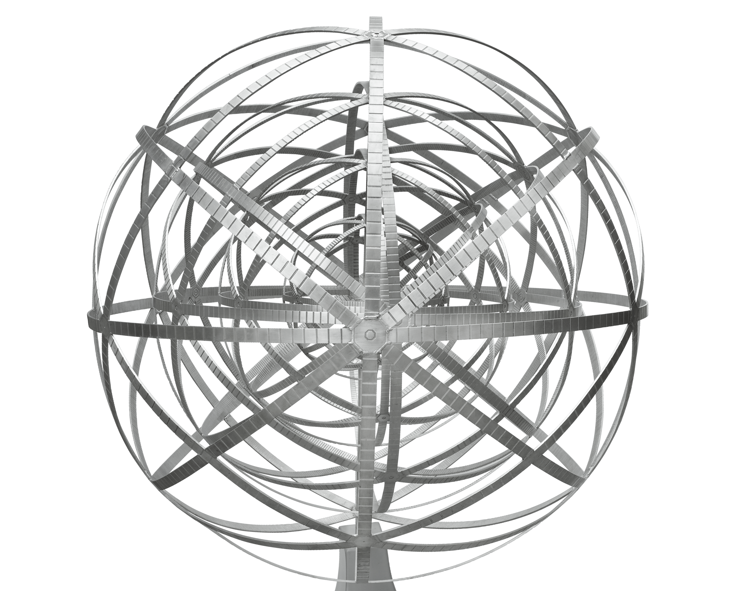 Escher-Inspired Sculpture "Concentric Rinds" by Zadora-Gerlof