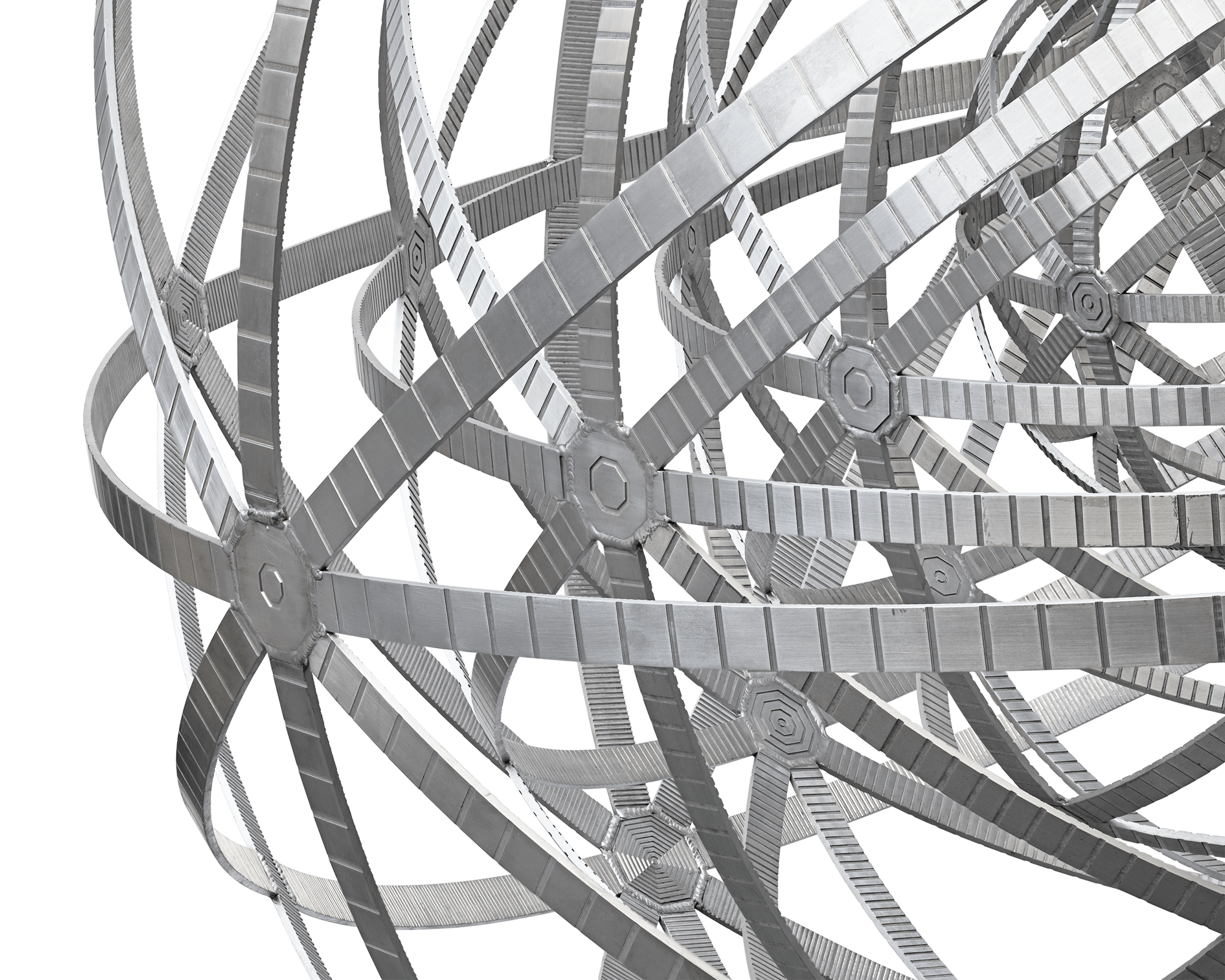 Escher-Inspired Sculpture "Concentric Rinds" by Zadora-Gerlof