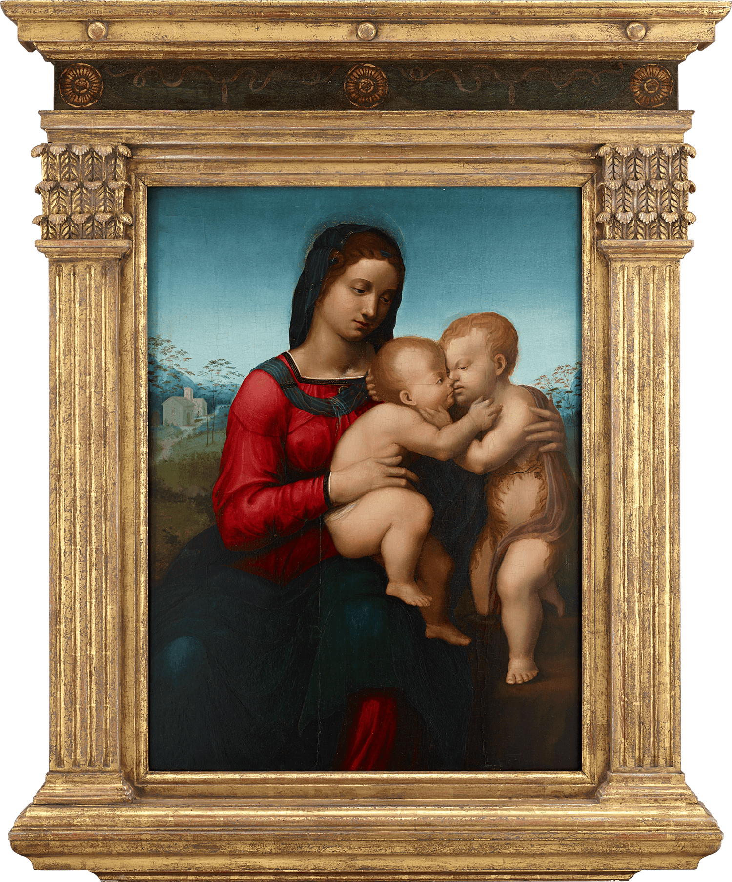 Virgin and Child with the Infant Saint John by Domenico Puligo