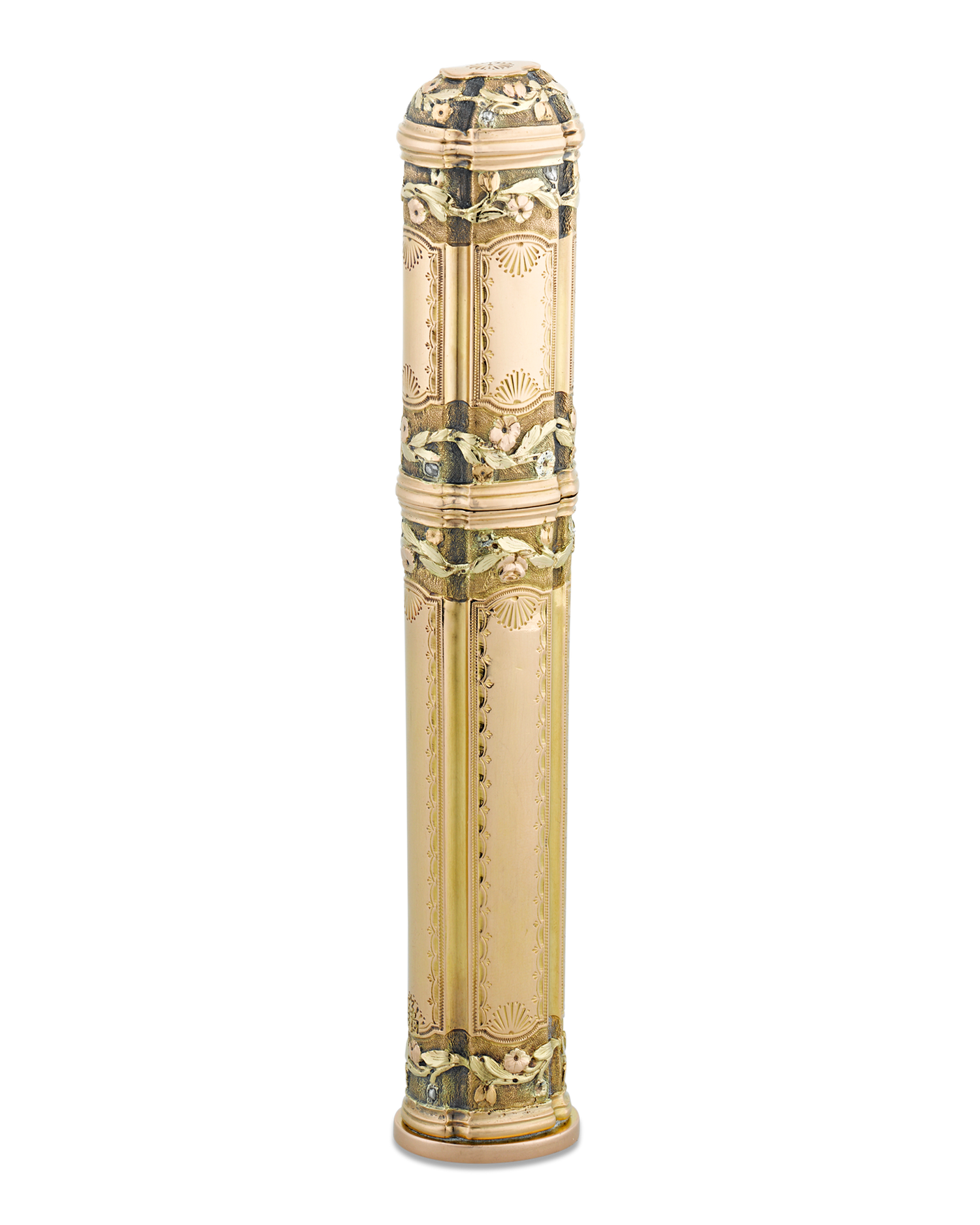 Louis XV Multicolored Gold Étui