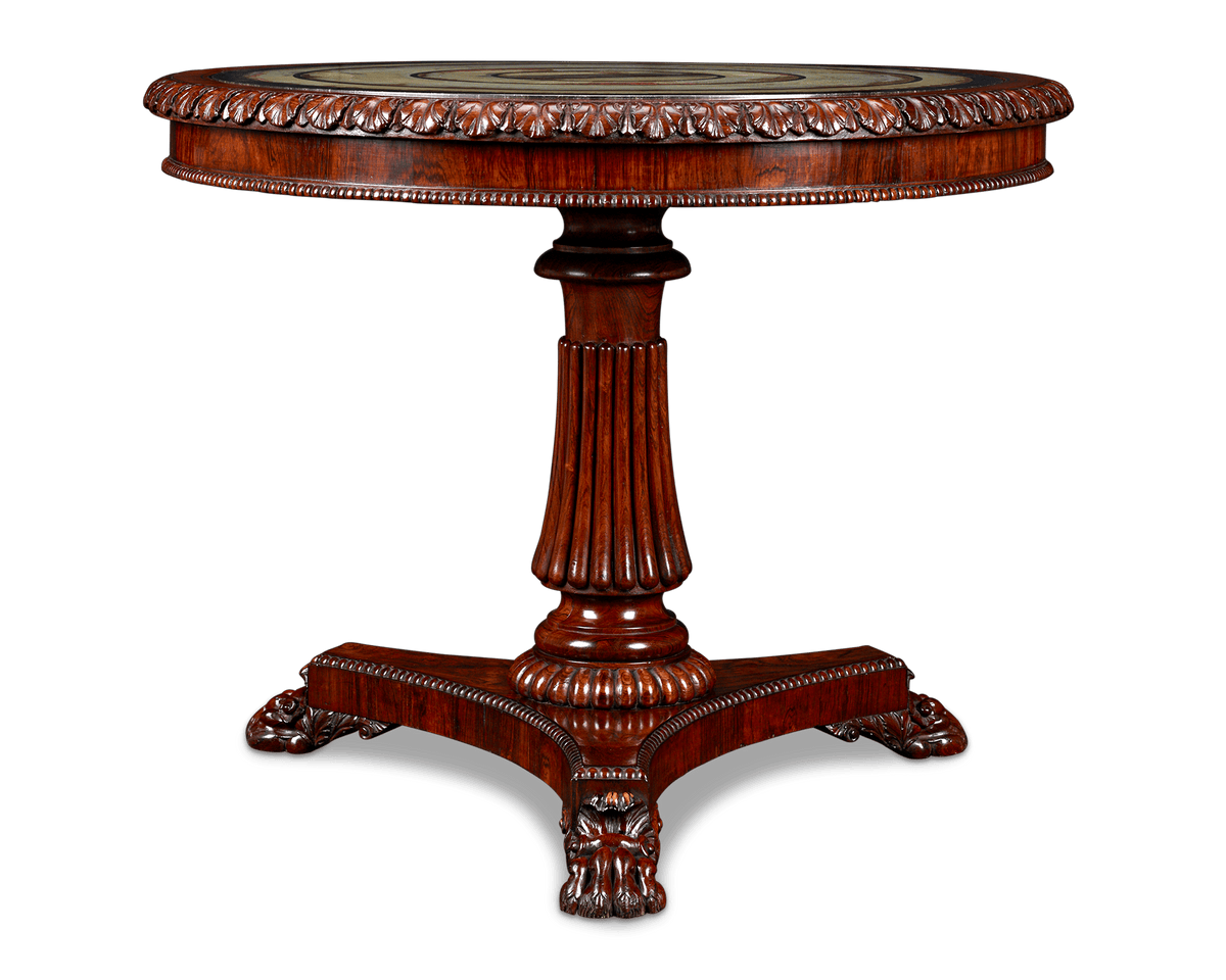 Pietra Paesina Specimen Table Attributed to Gillows